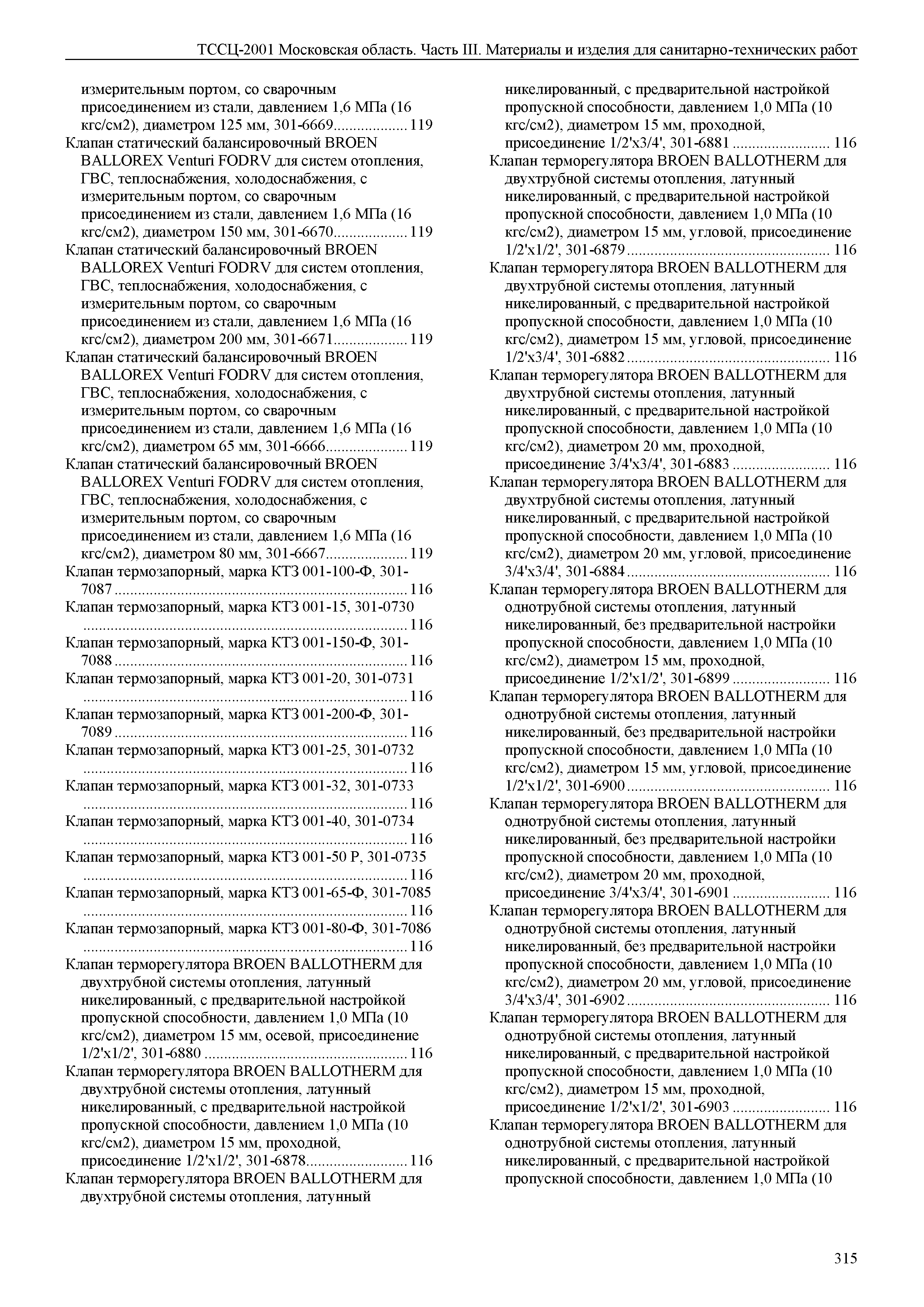 ТССЦ 01-2001 Московская область