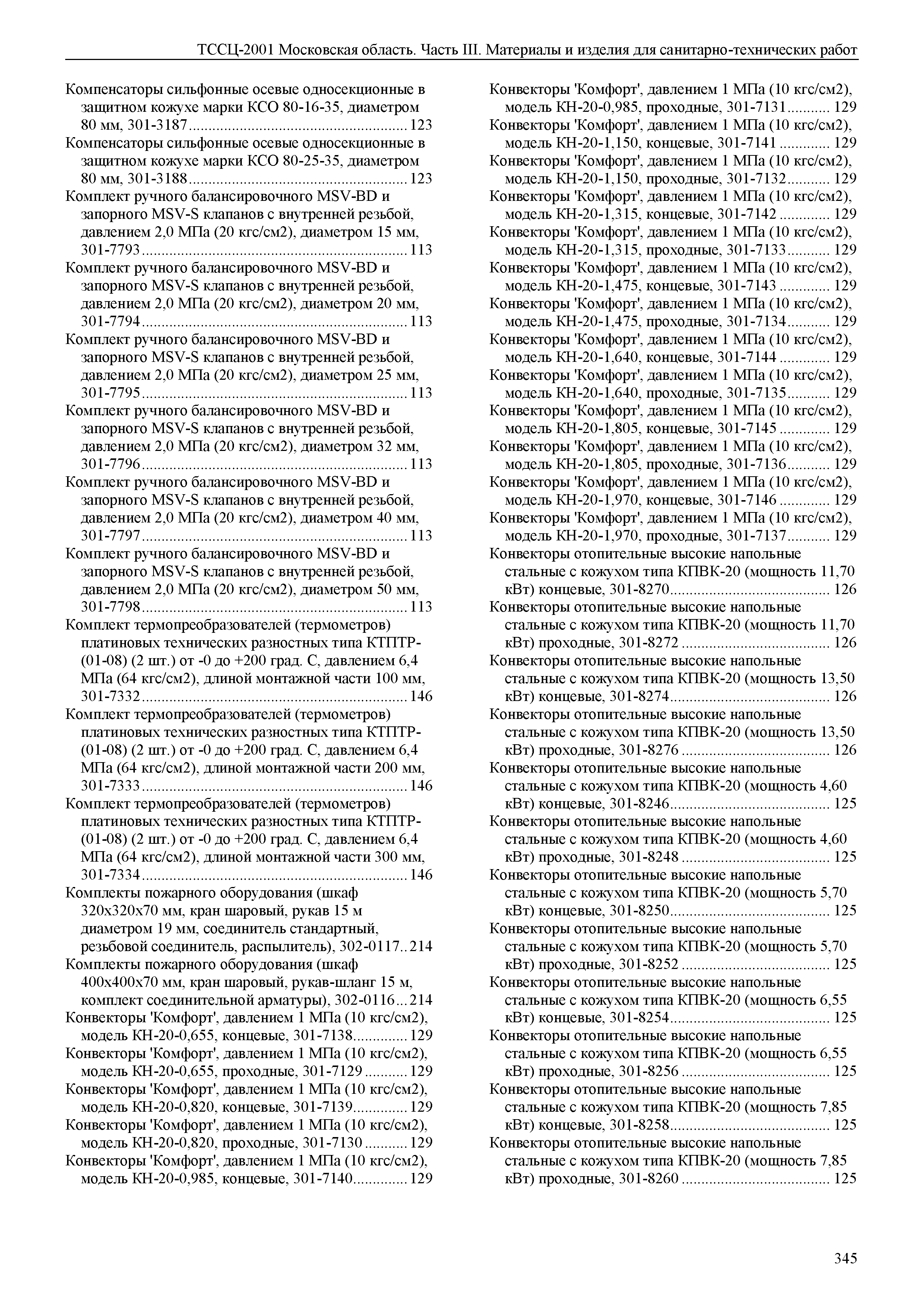 ТССЦ 01-2001 Московская область