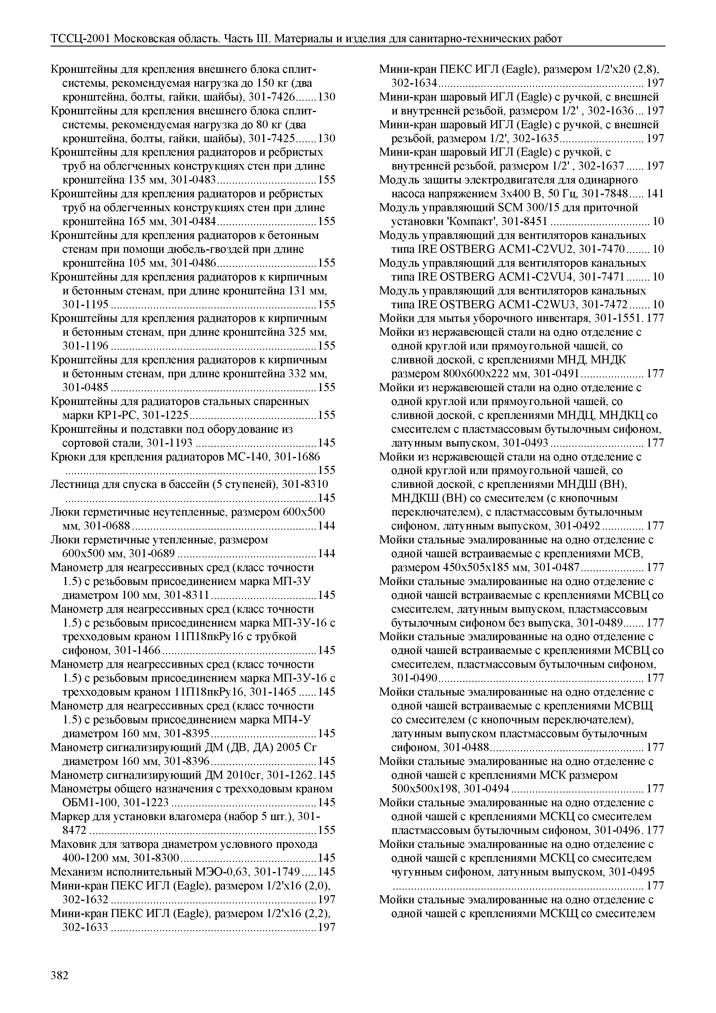 ТССЦ 01-2001 Московская область