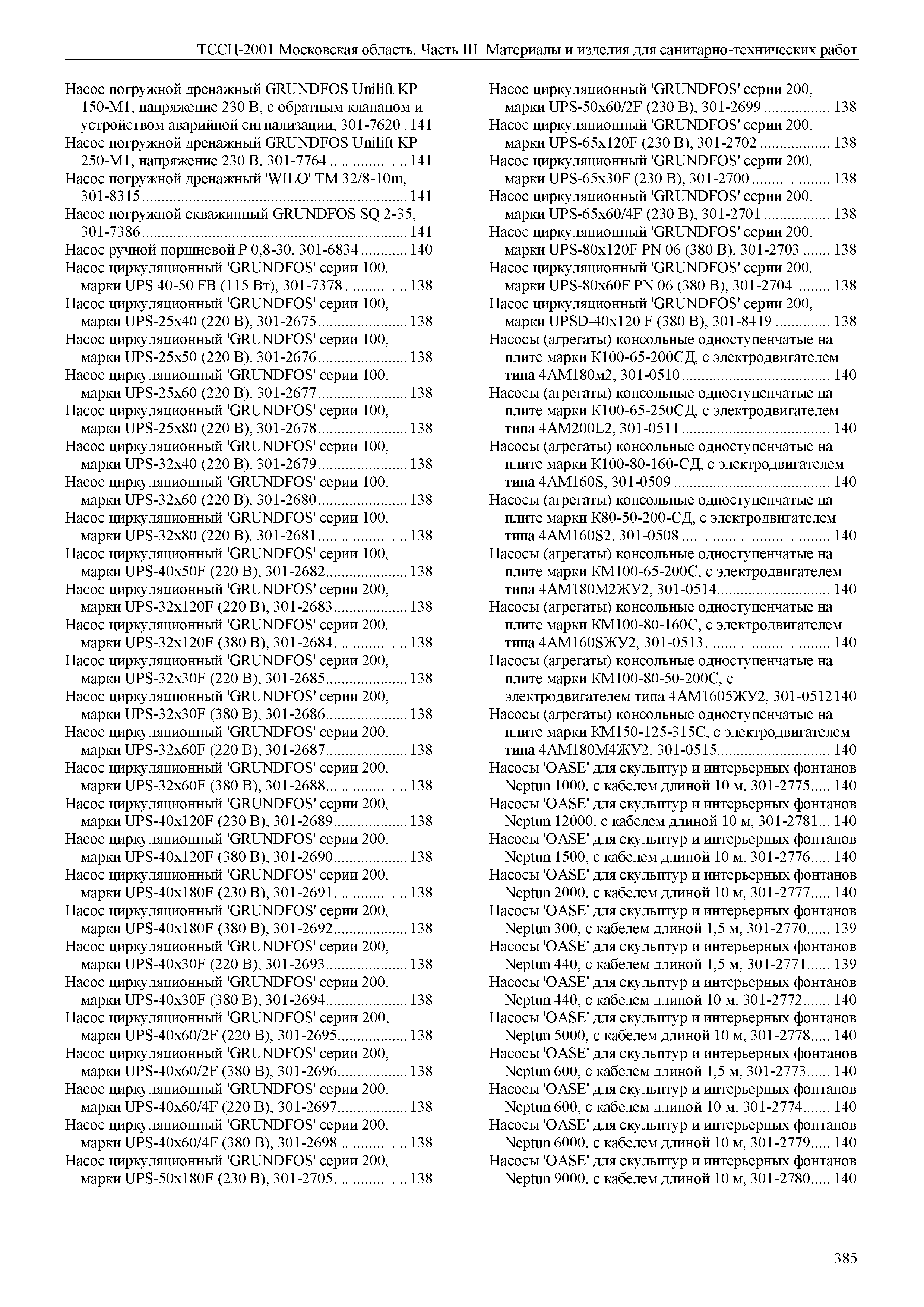 ТССЦ 01-2001 Московская область