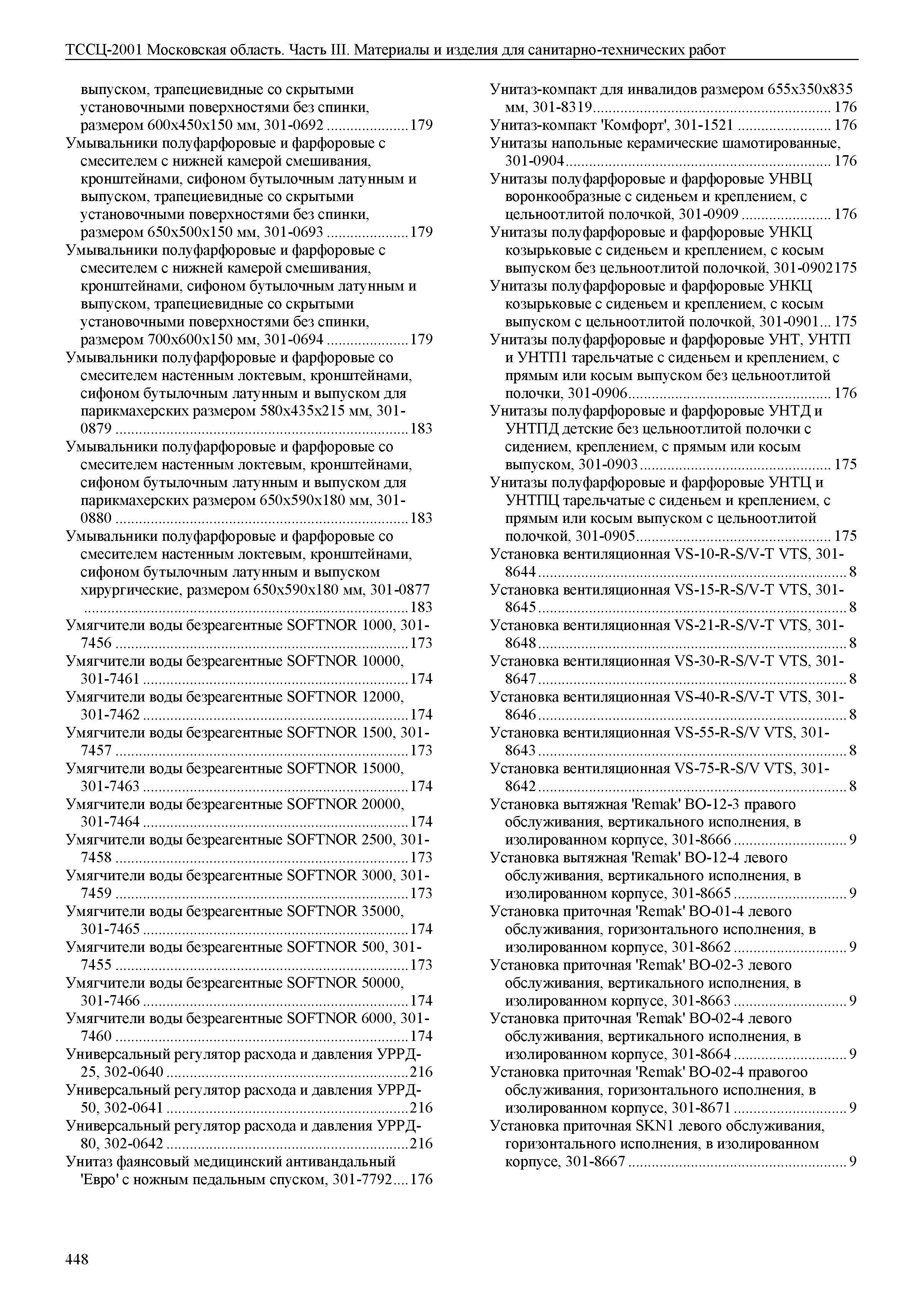 ТССЦ 01-2001 Московская область