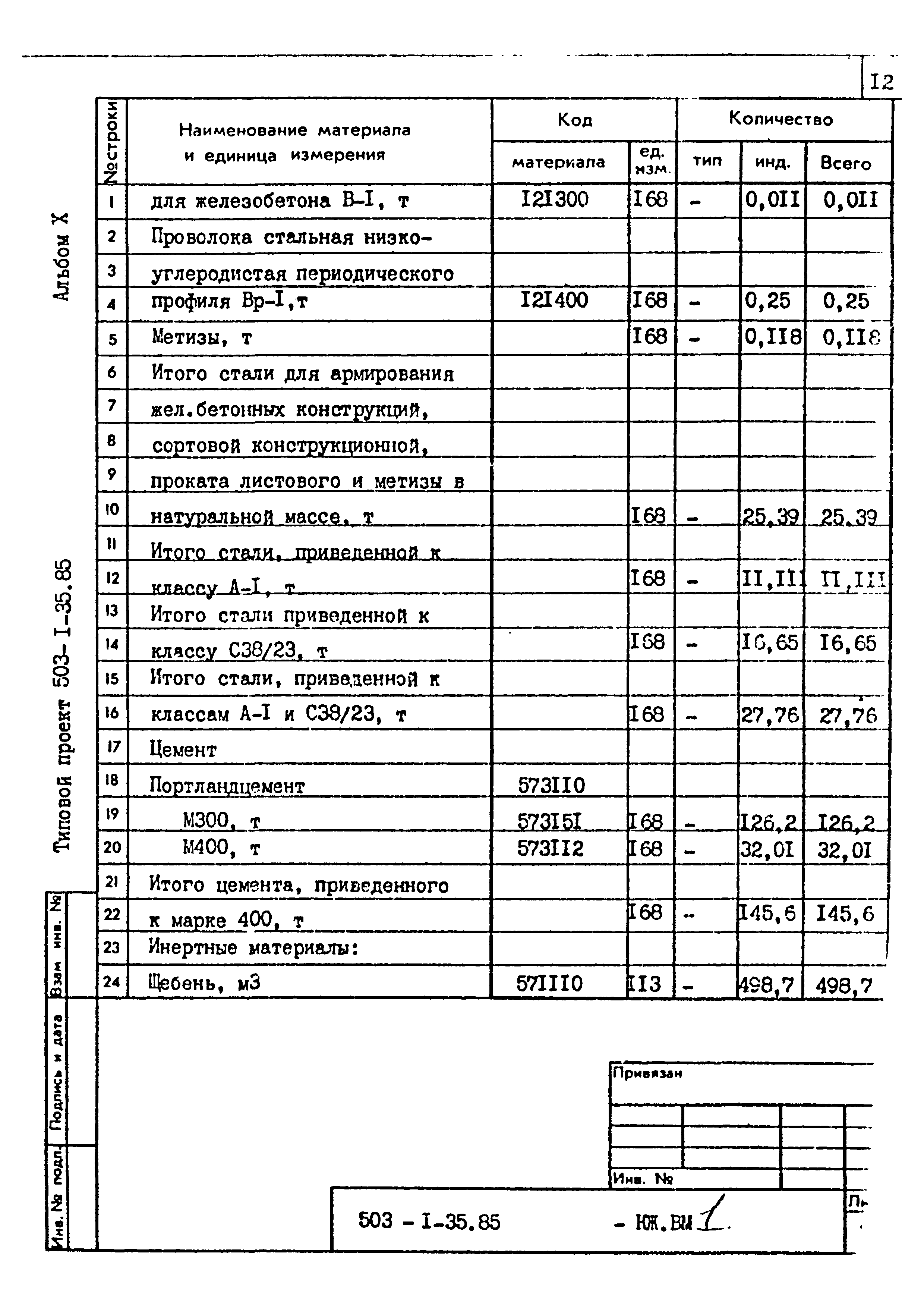 Типовой проект 503-1-35.85