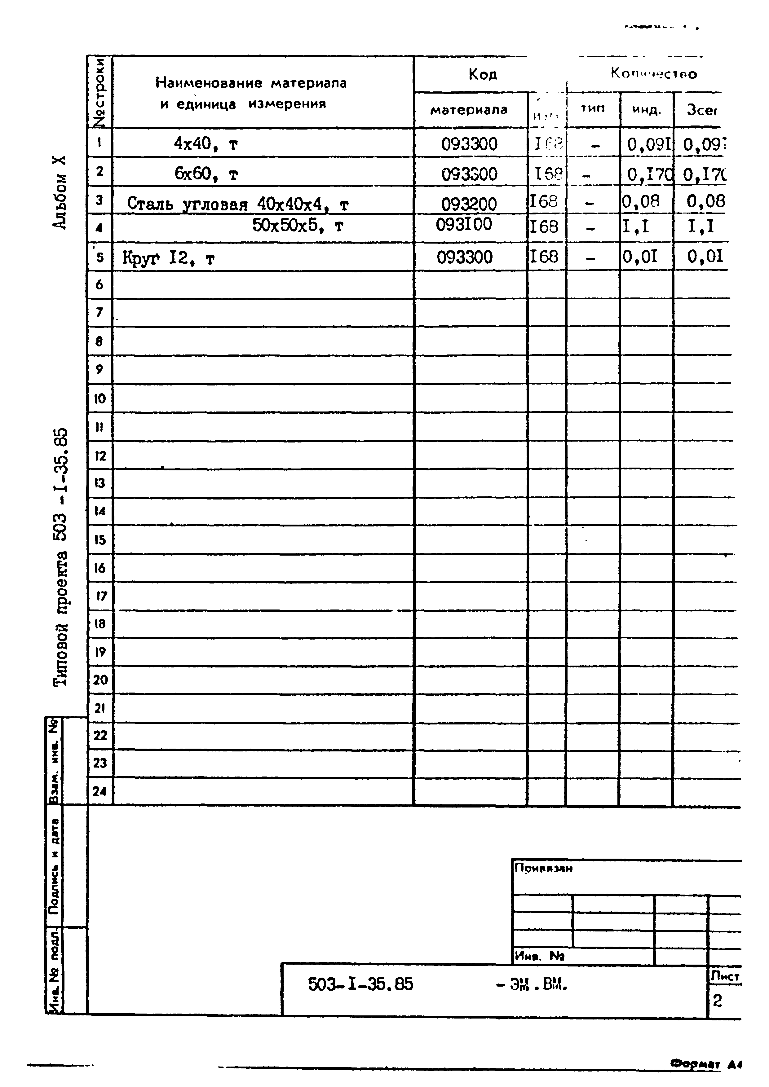 Типовой проект 503-1-35.85
