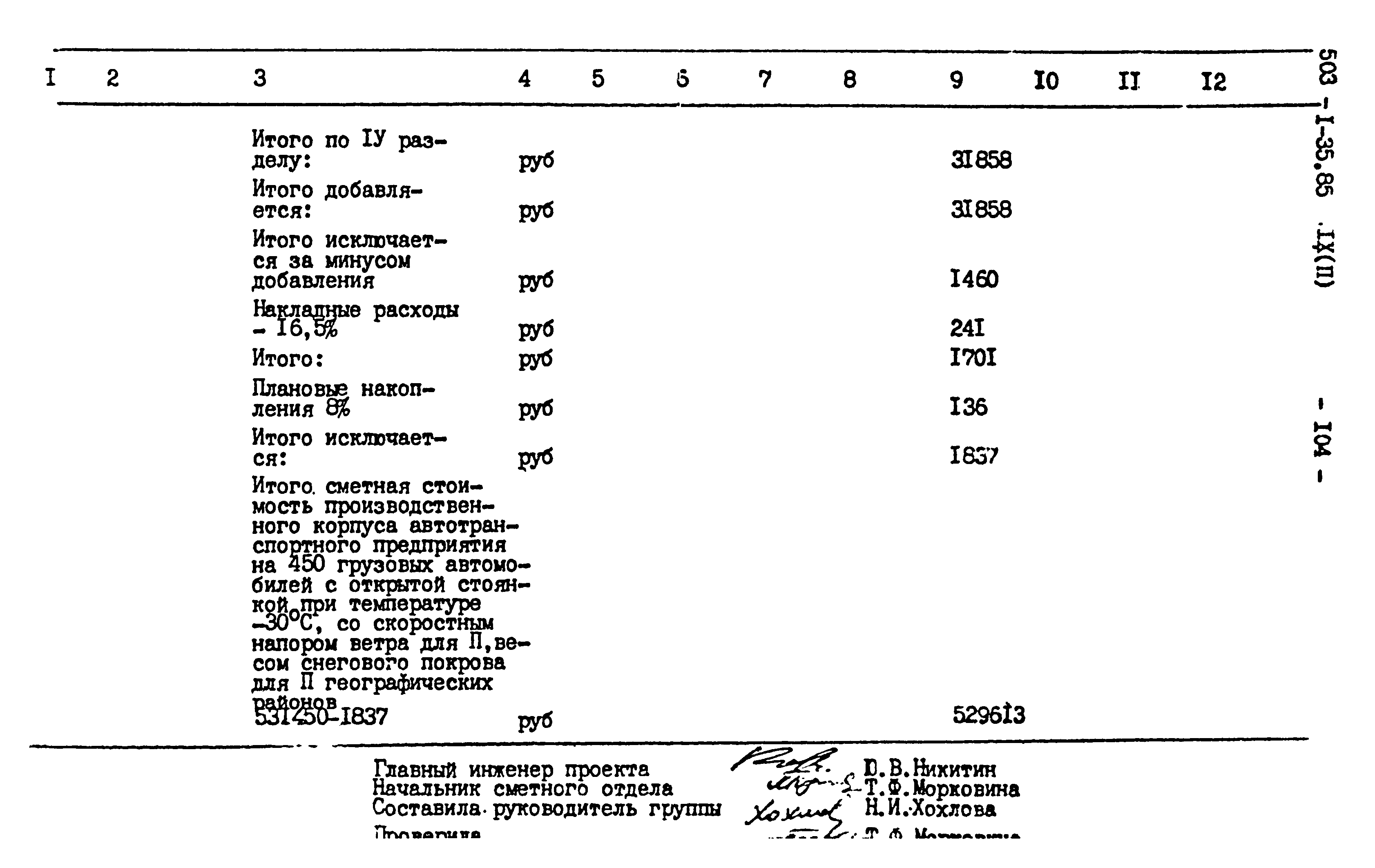 Типовой проект 503-1-35.85