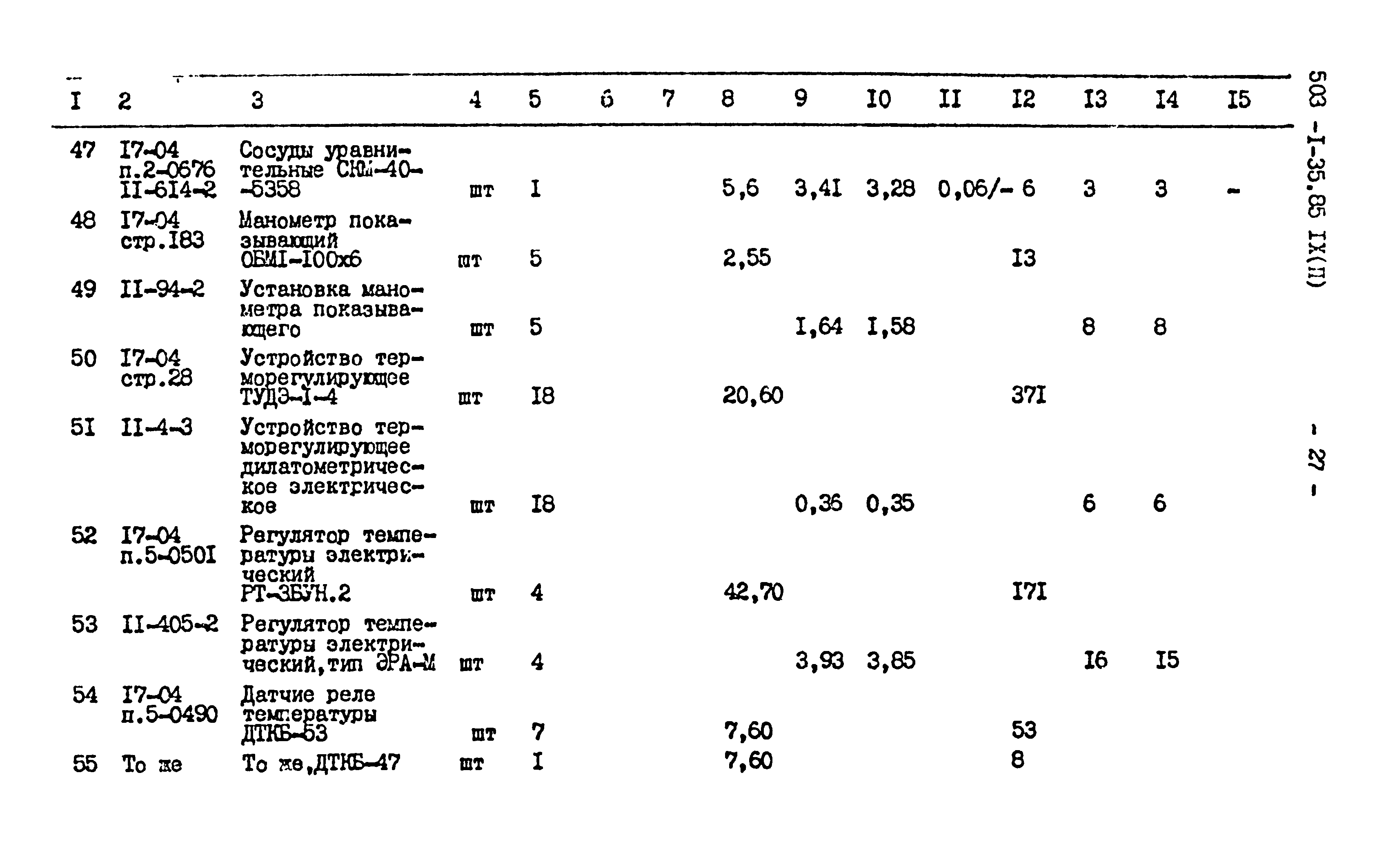 Типовой проект 503-1-35.85
