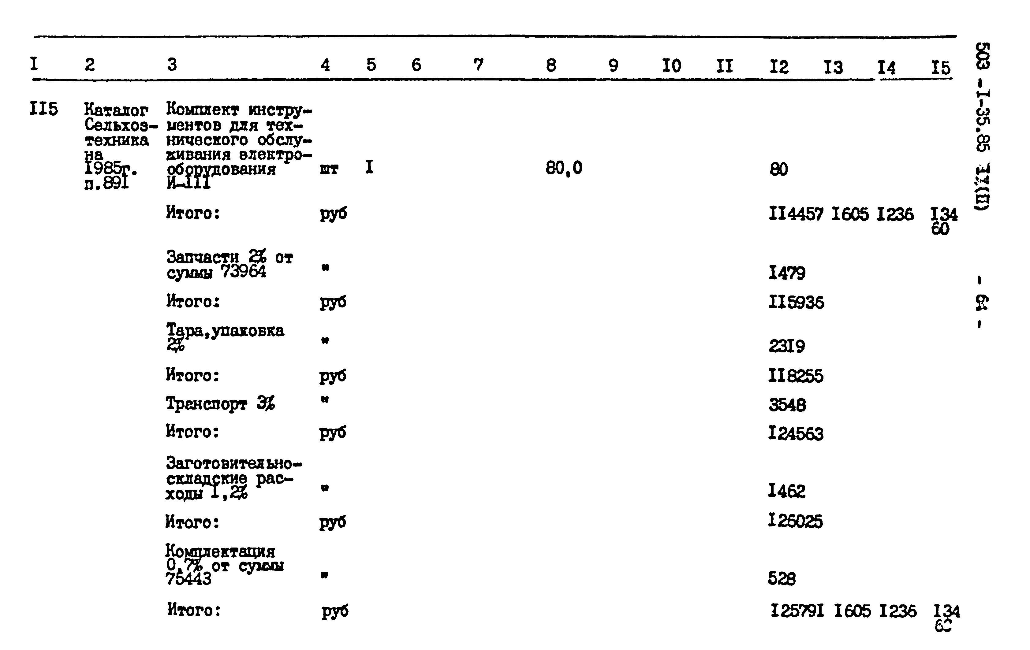 Типовой проект 503-1-35.85