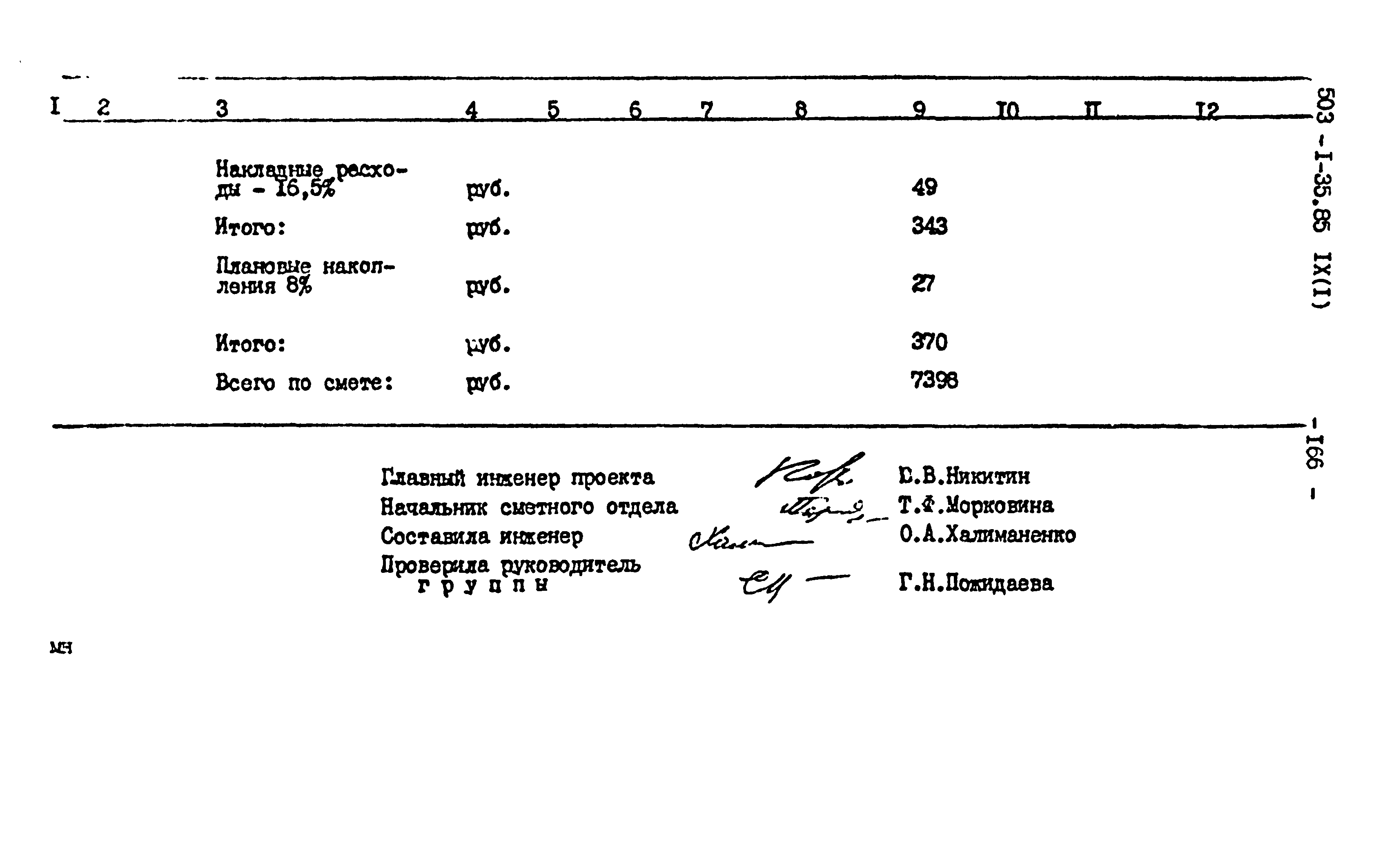 Типовой проект 503-1-35.85