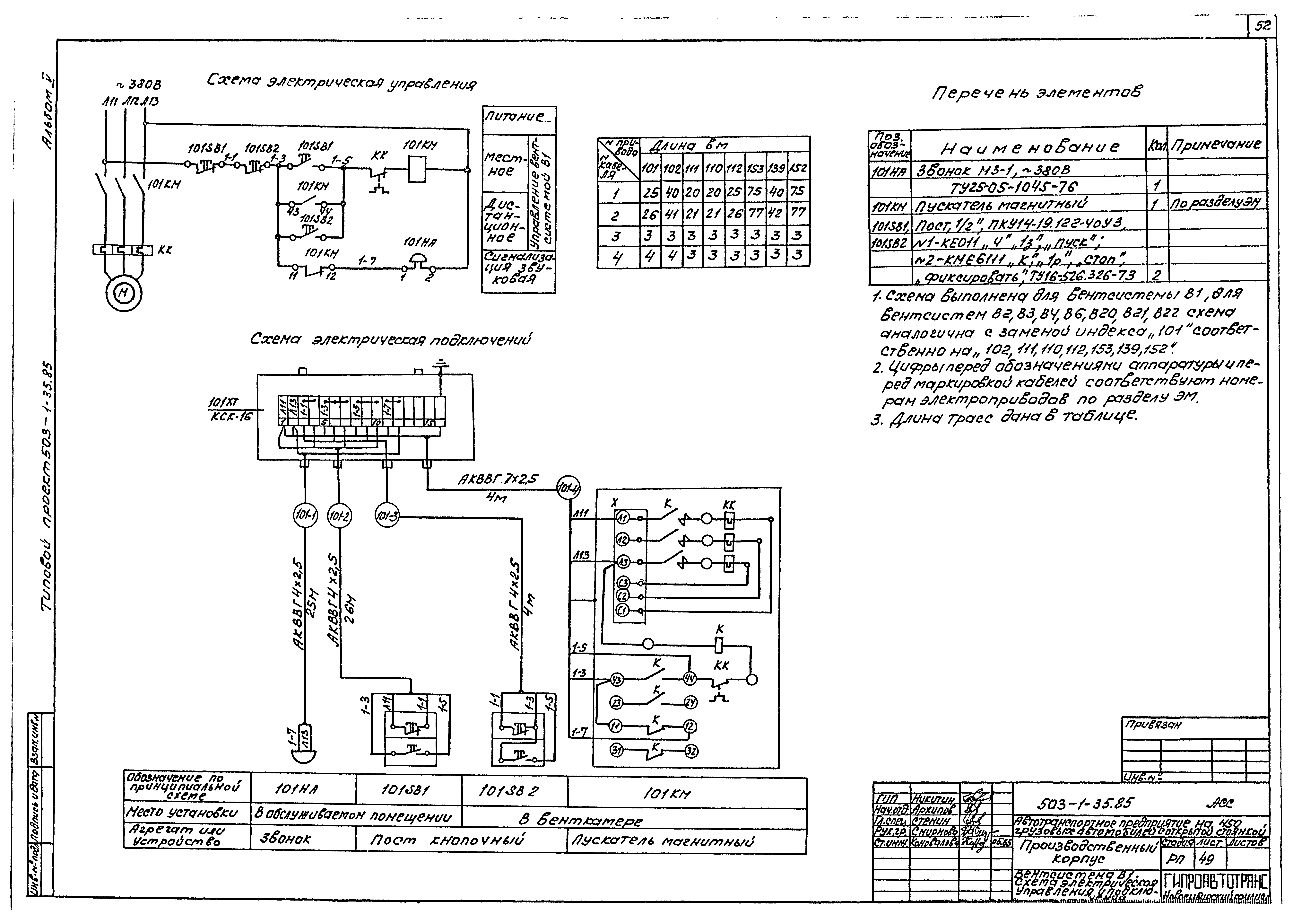 Типовой проект 503-1-35.85
