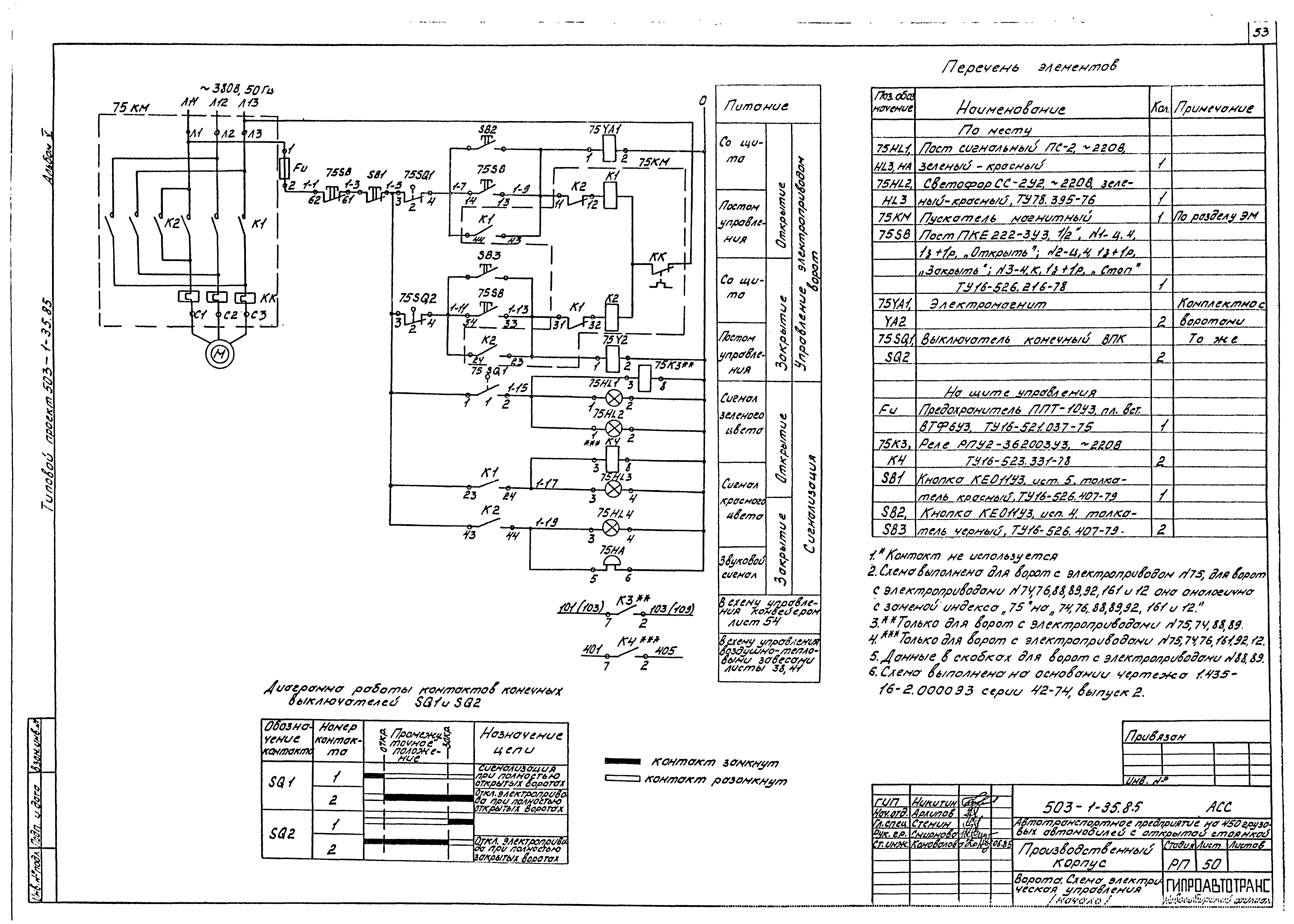 Типовой проект 503-1-35.85