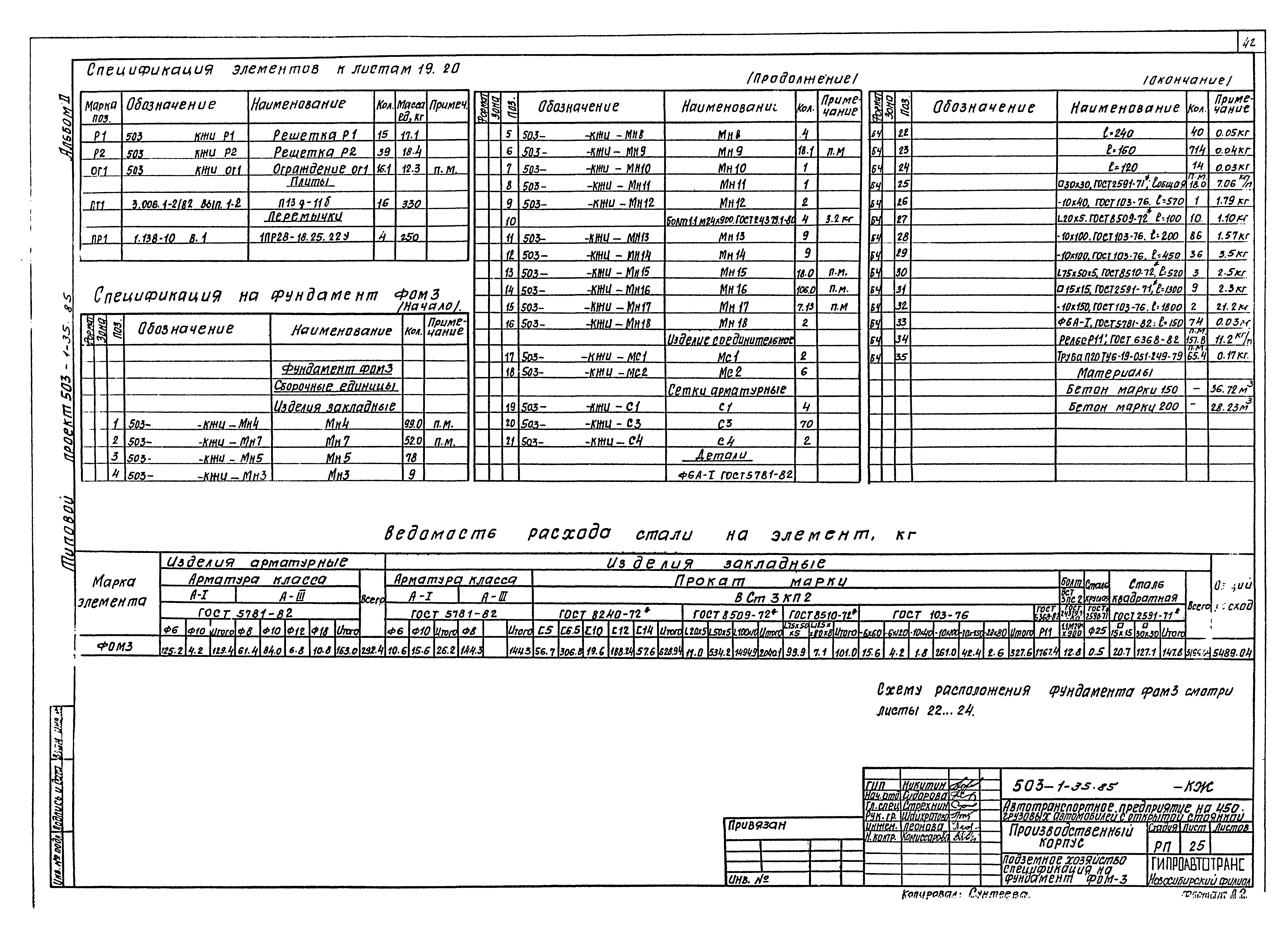 Типовой проект 503-1-35.85