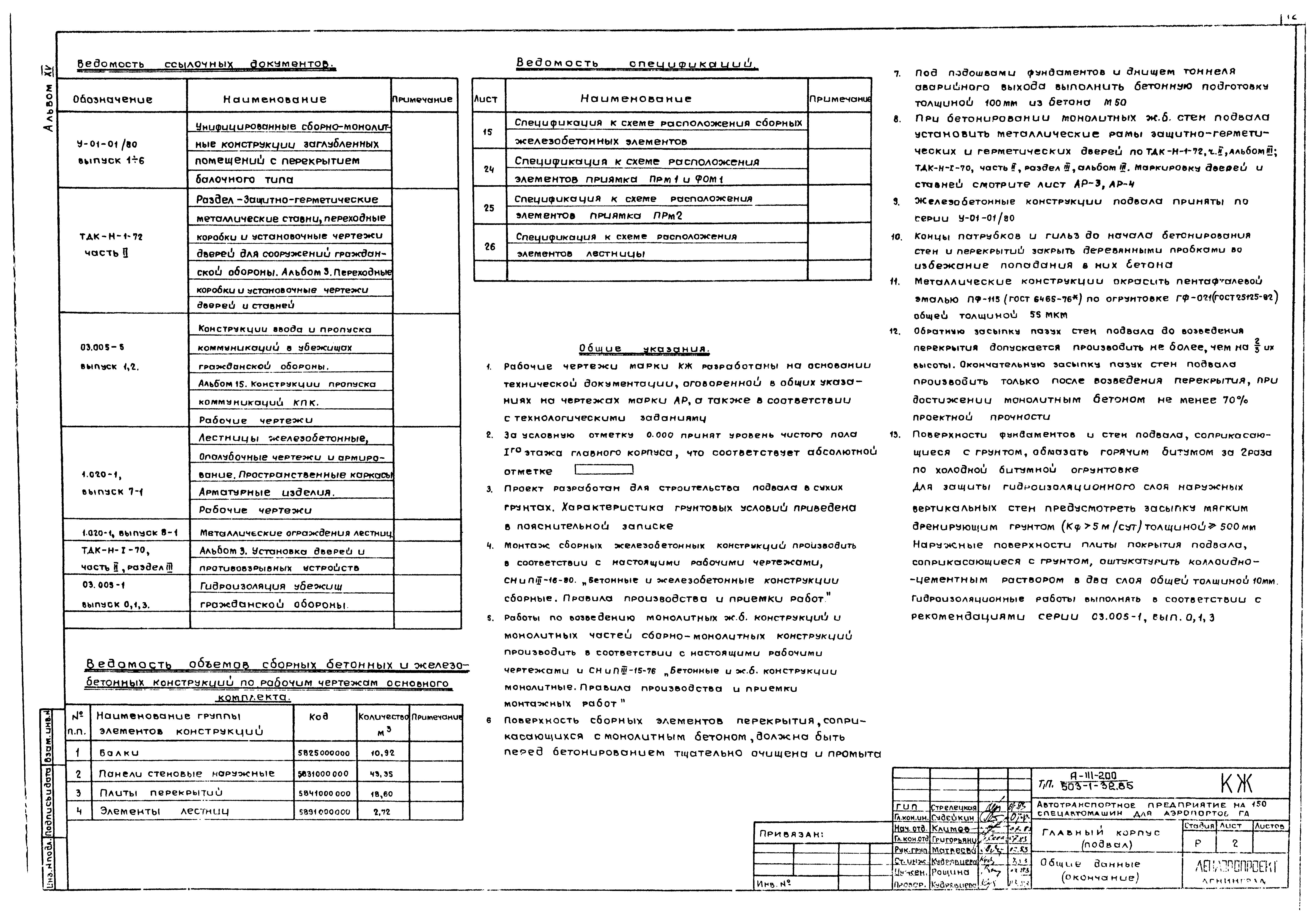 Типовой проект 503-1-32.85