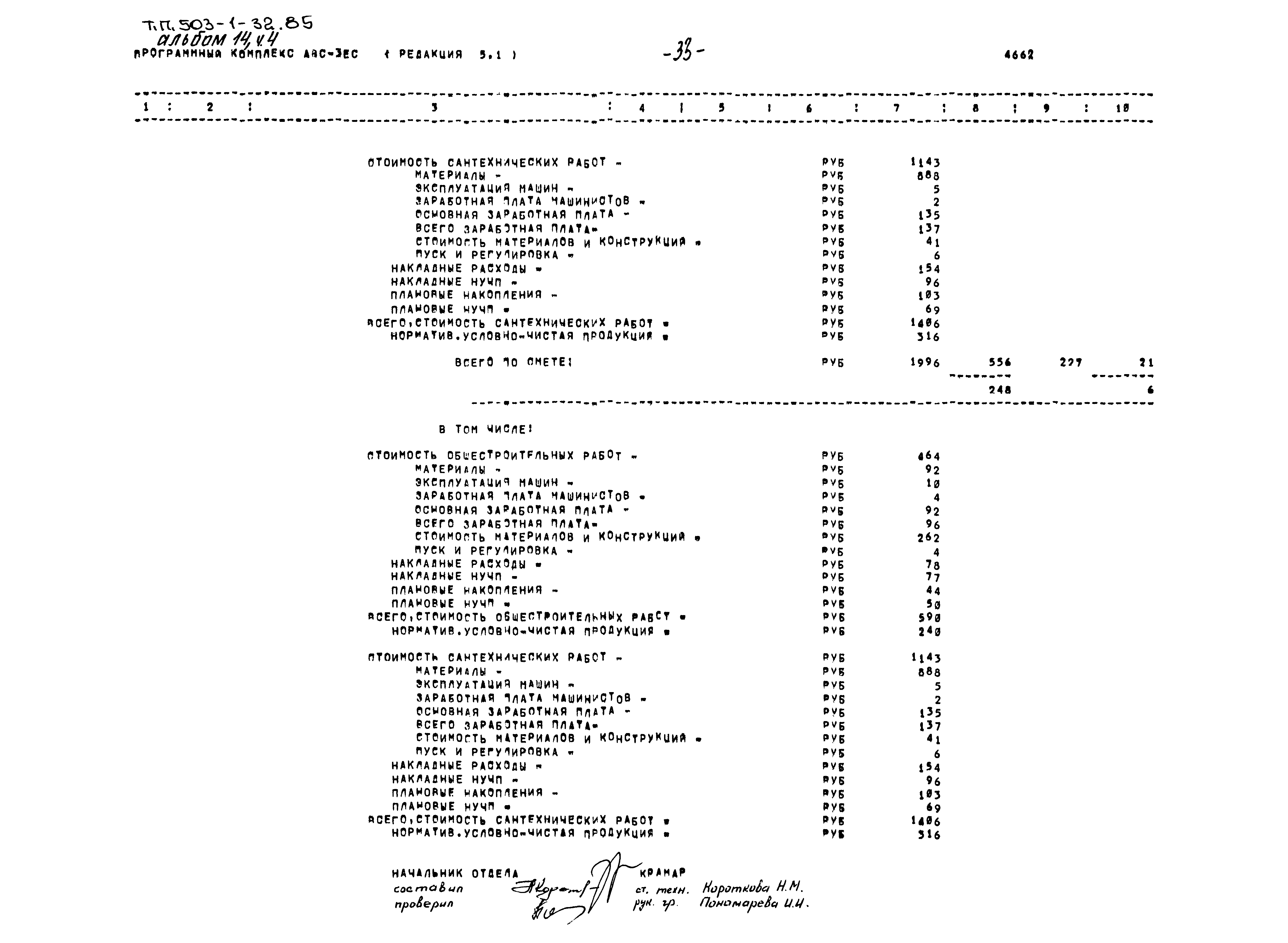 Типовой проект 503-1-32.85