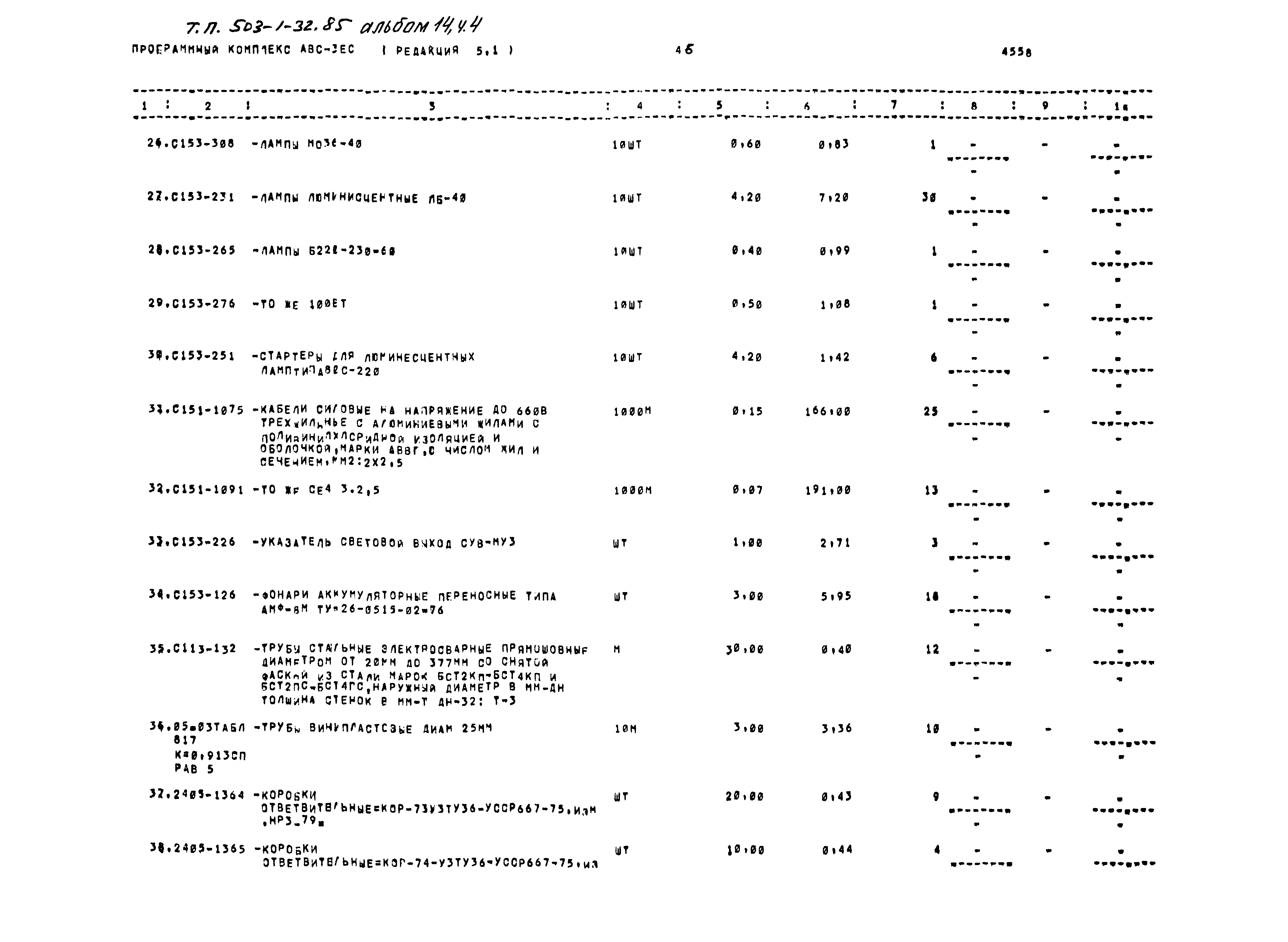Типовой проект 503-1-32.85