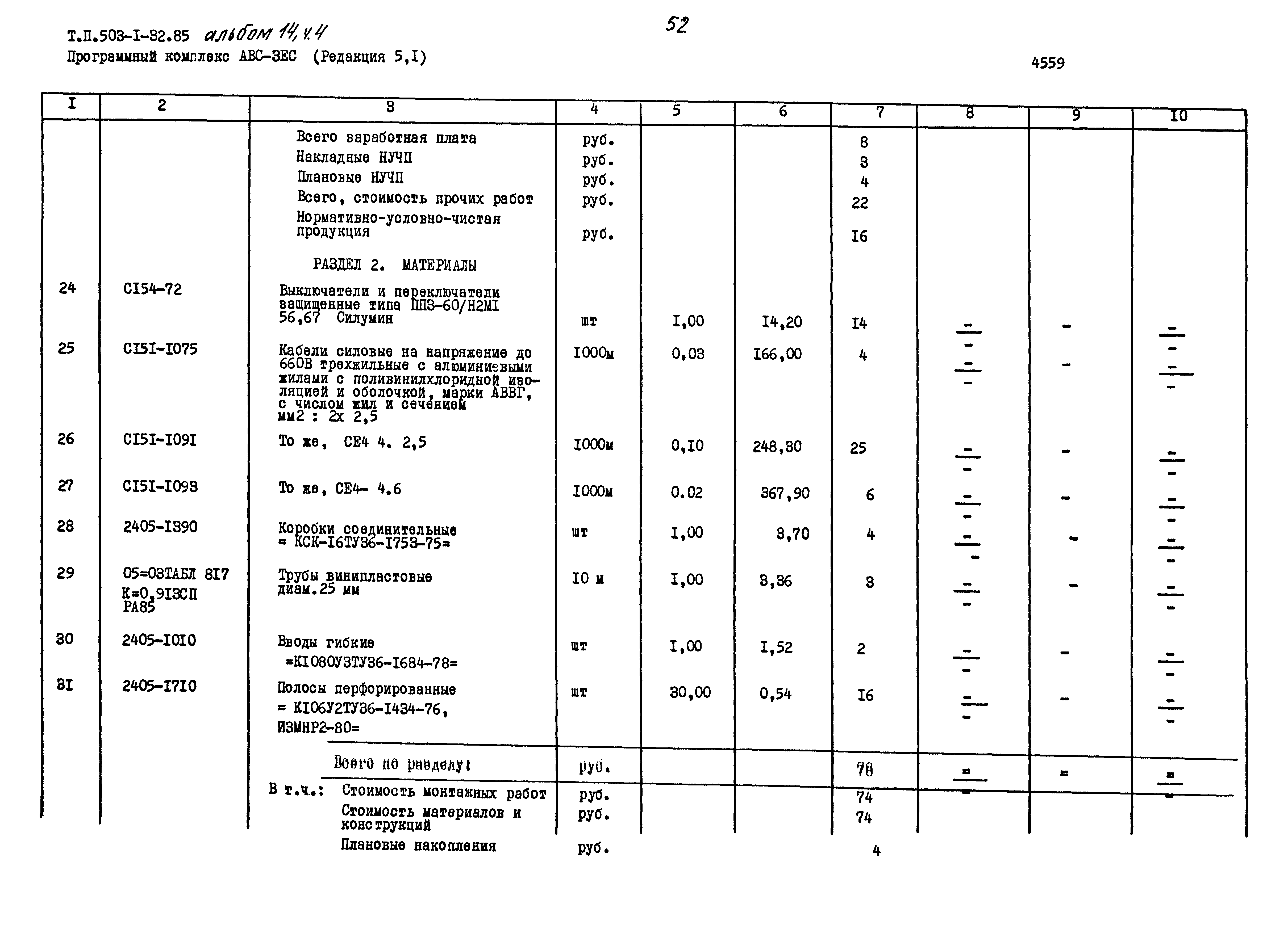 Типовой проект 503-1-32.85
