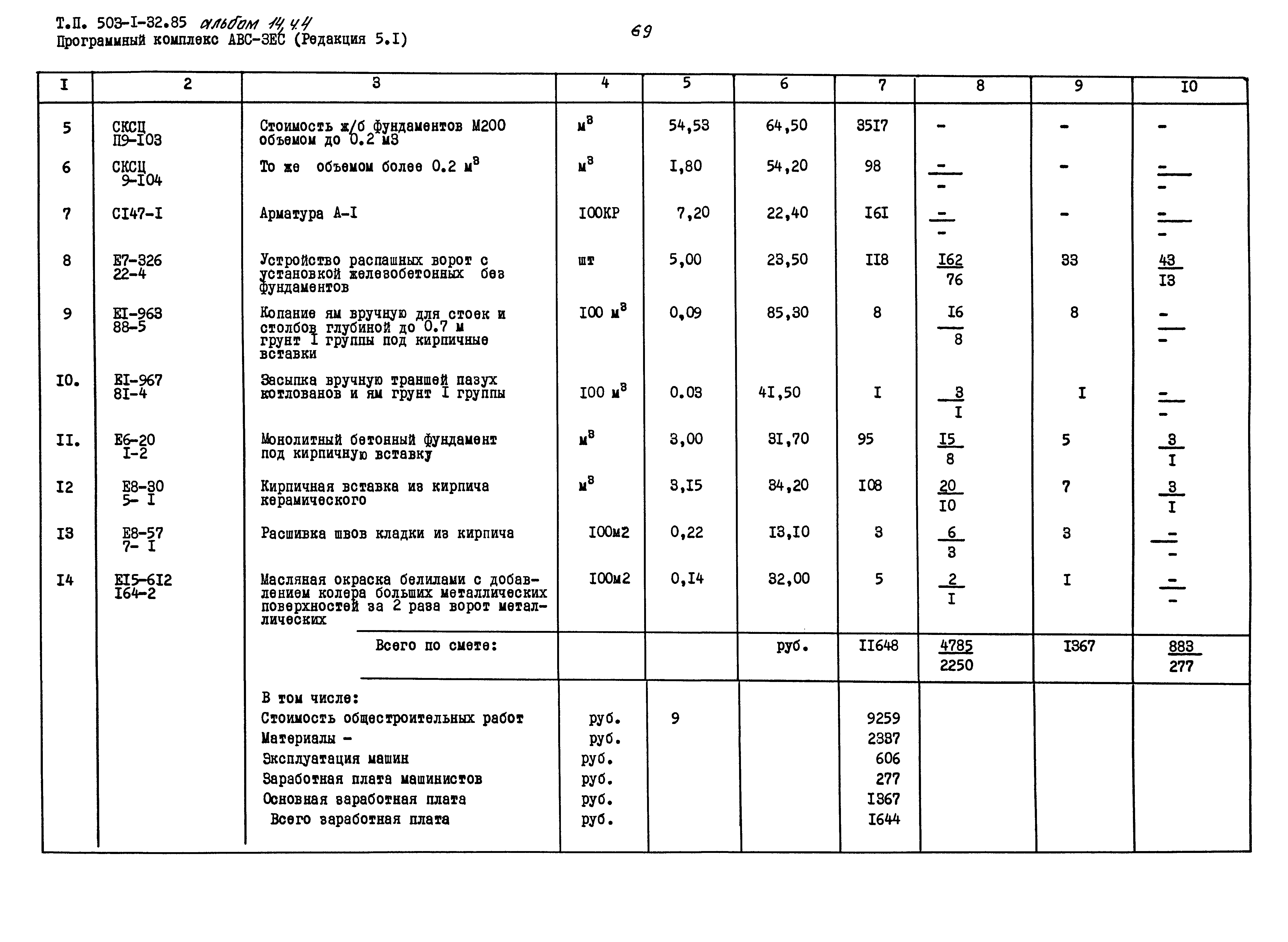 Типовой проект 503-1-32.85