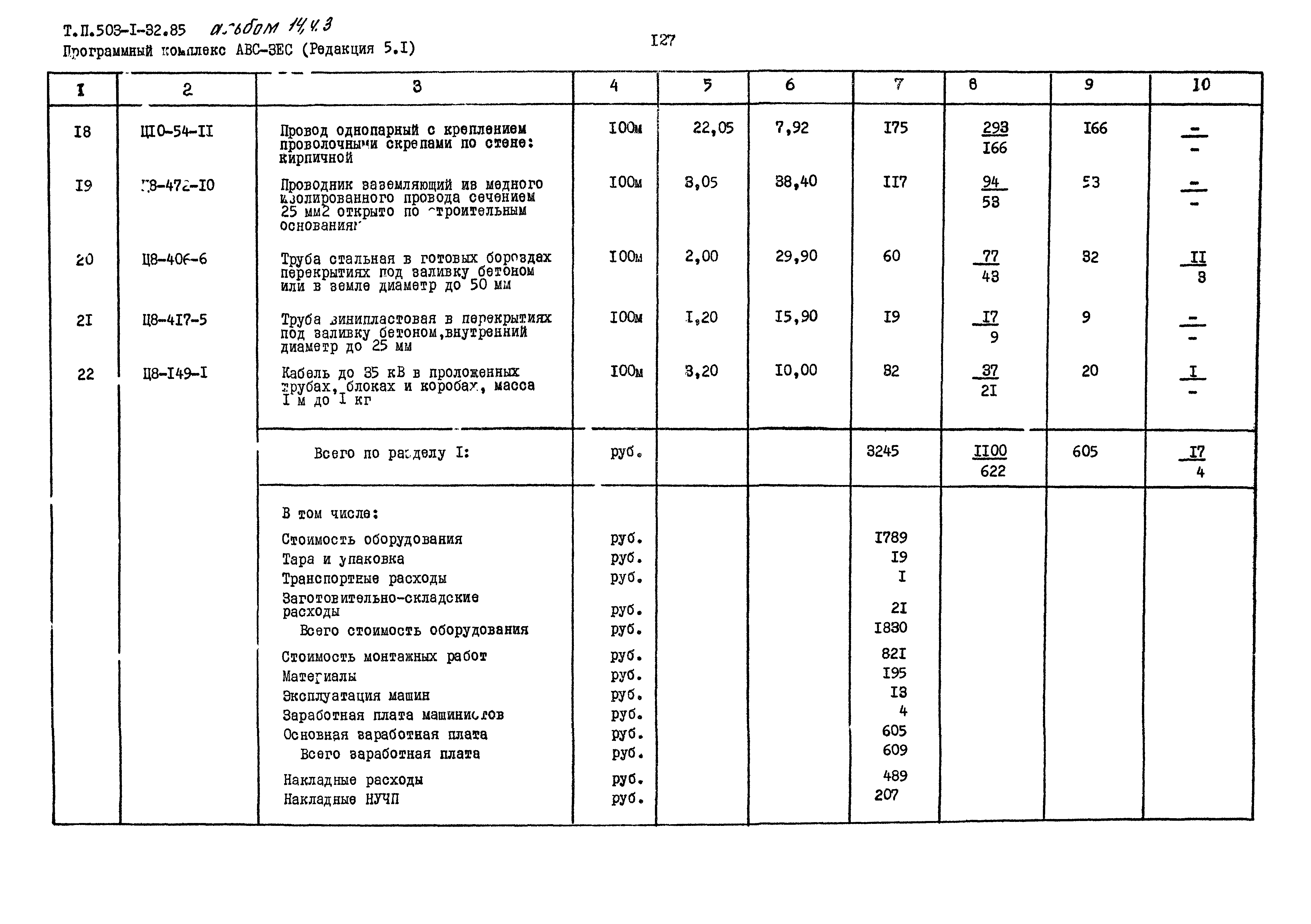 Типовой проект 503-1-32.85