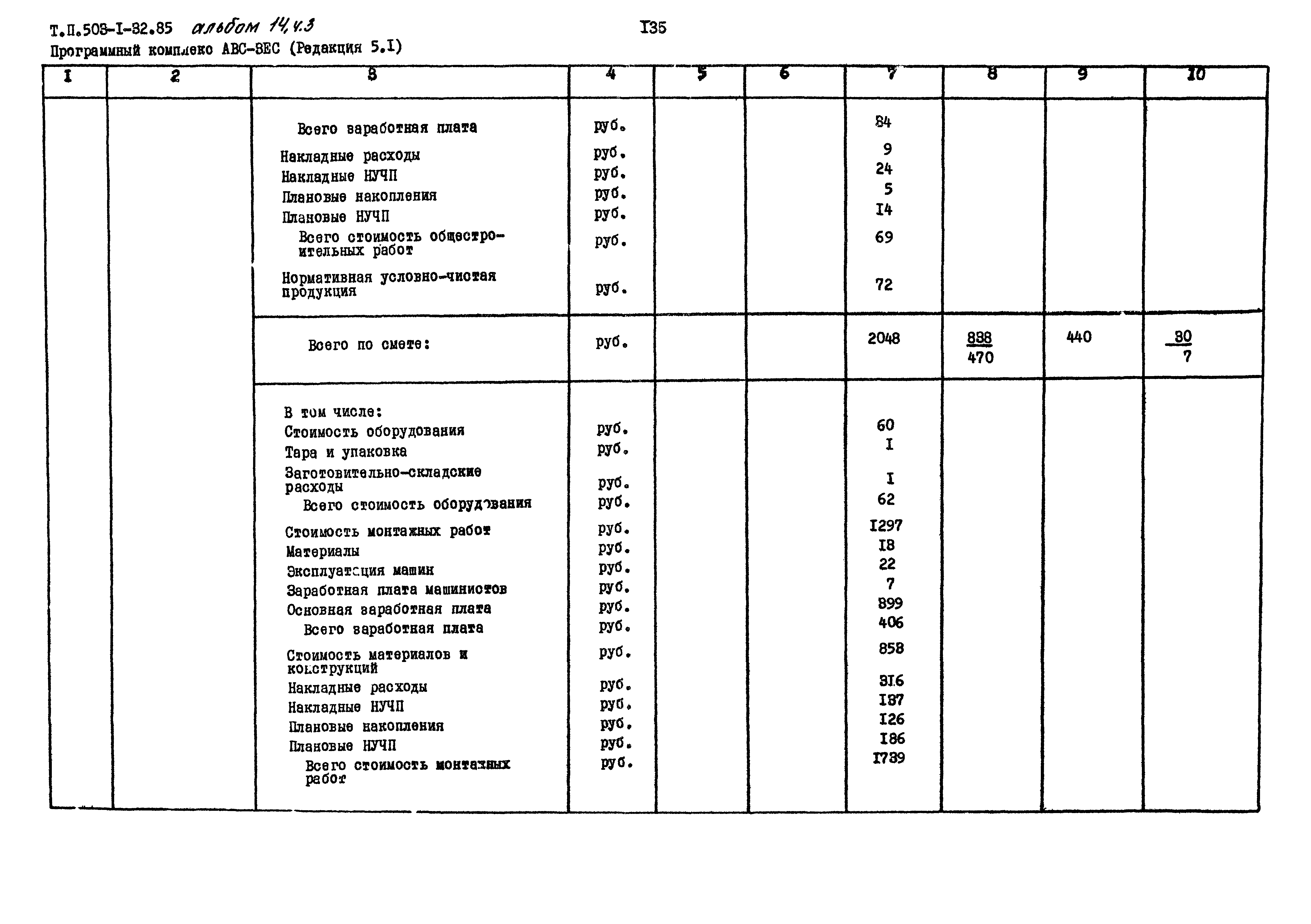 Типовой проект 503-1-32.85