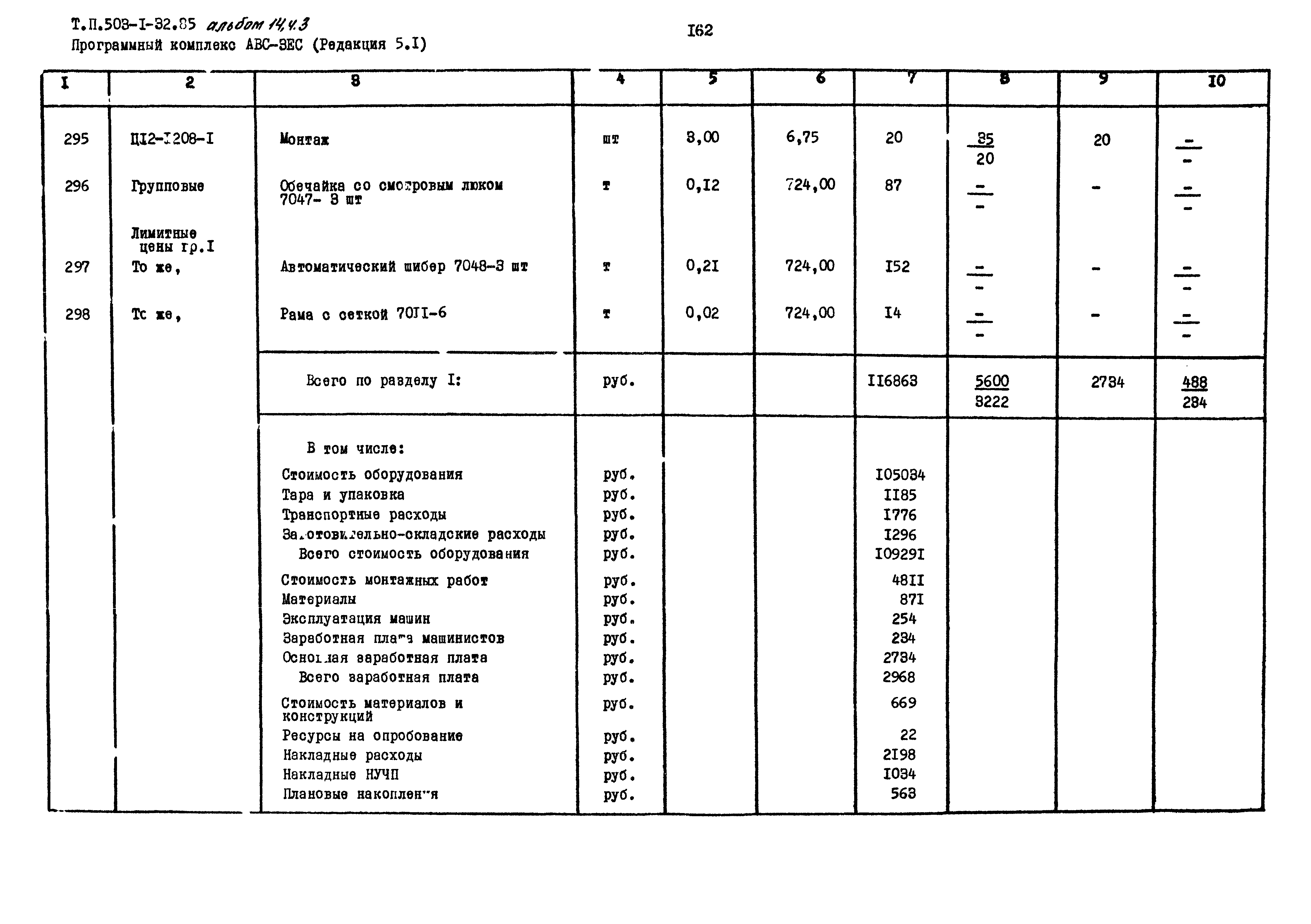 Типовой проект 503-1-32.85