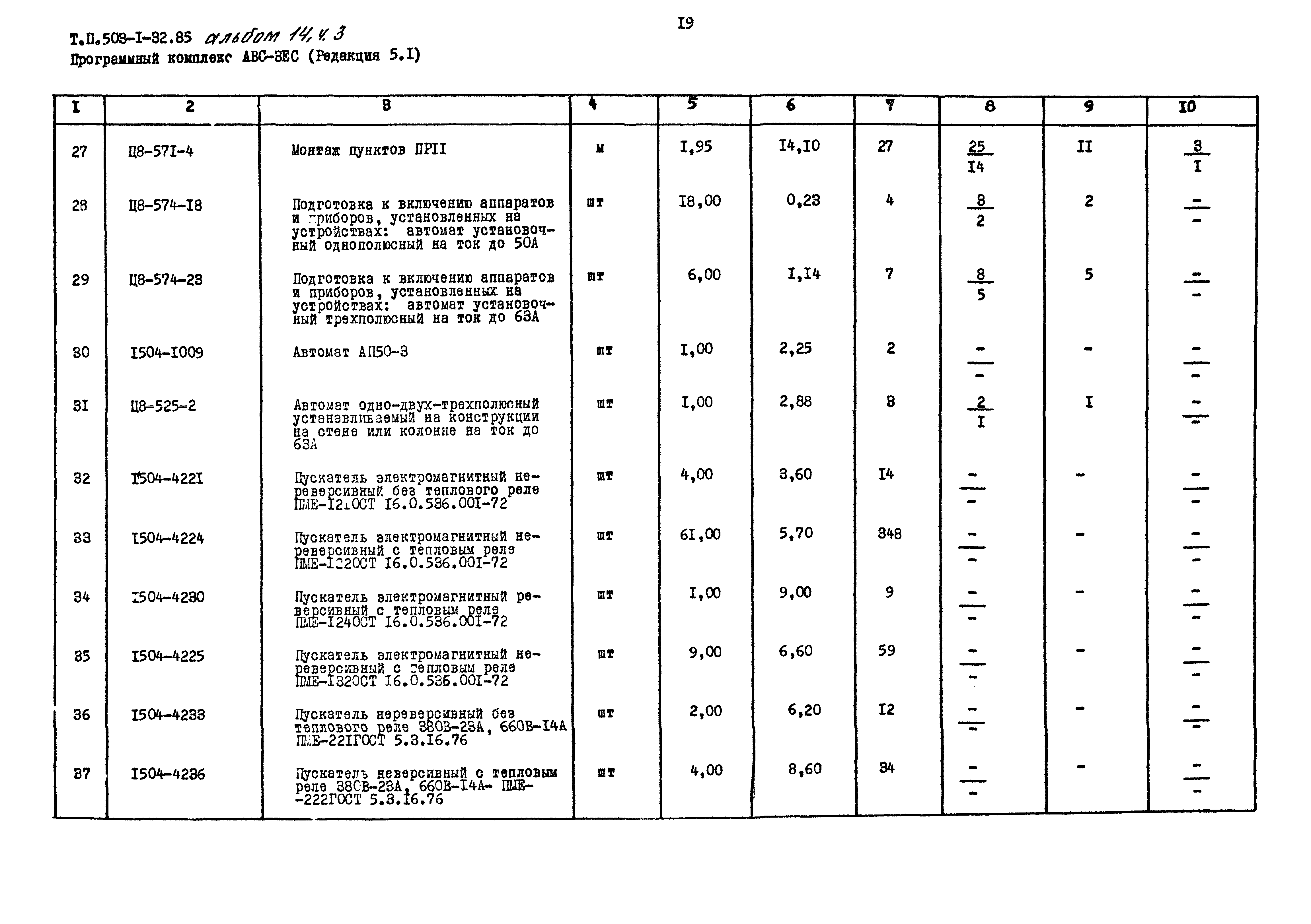Типовой проект 503-1-32.85