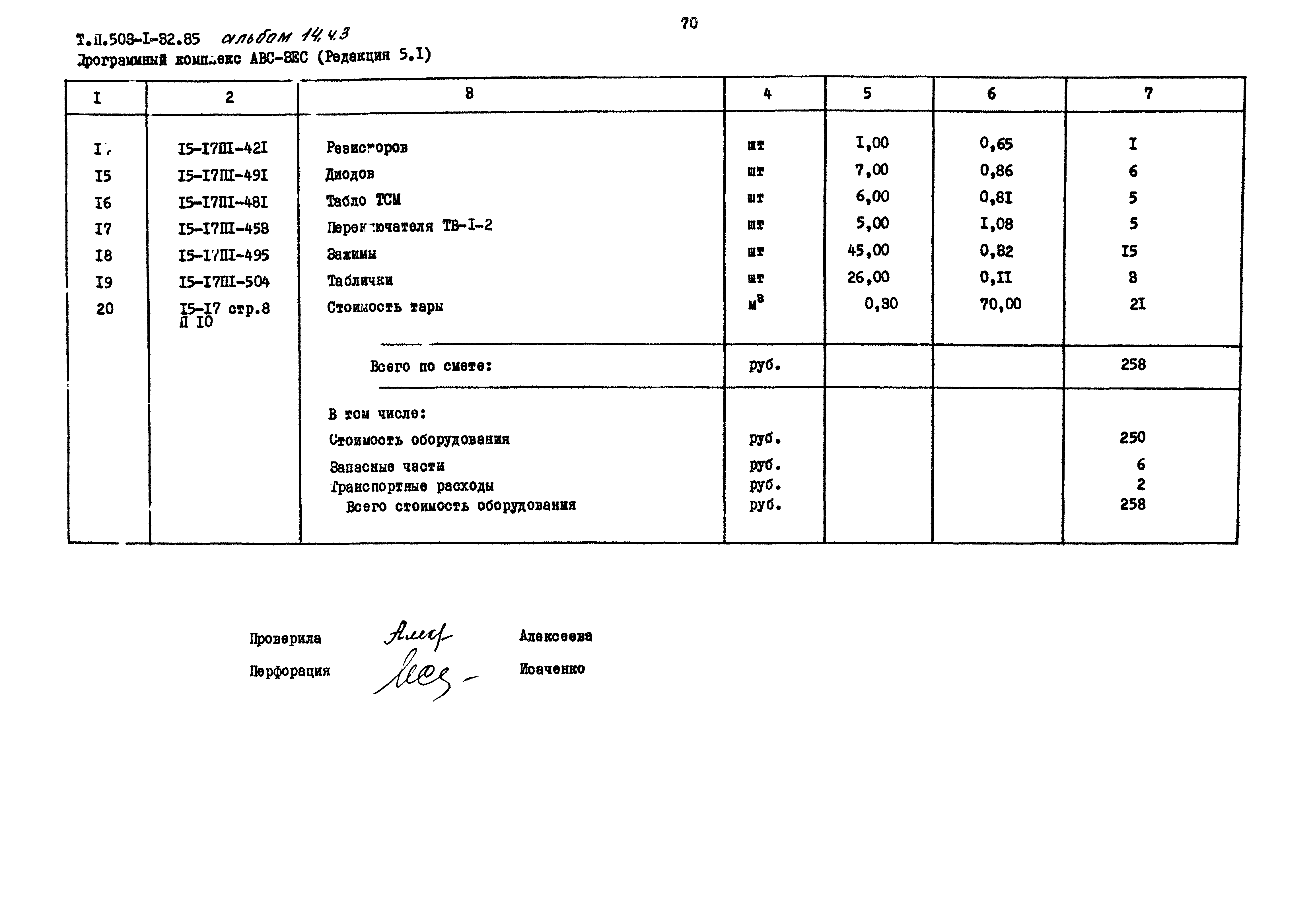 Типовой проект 503-1-32.85