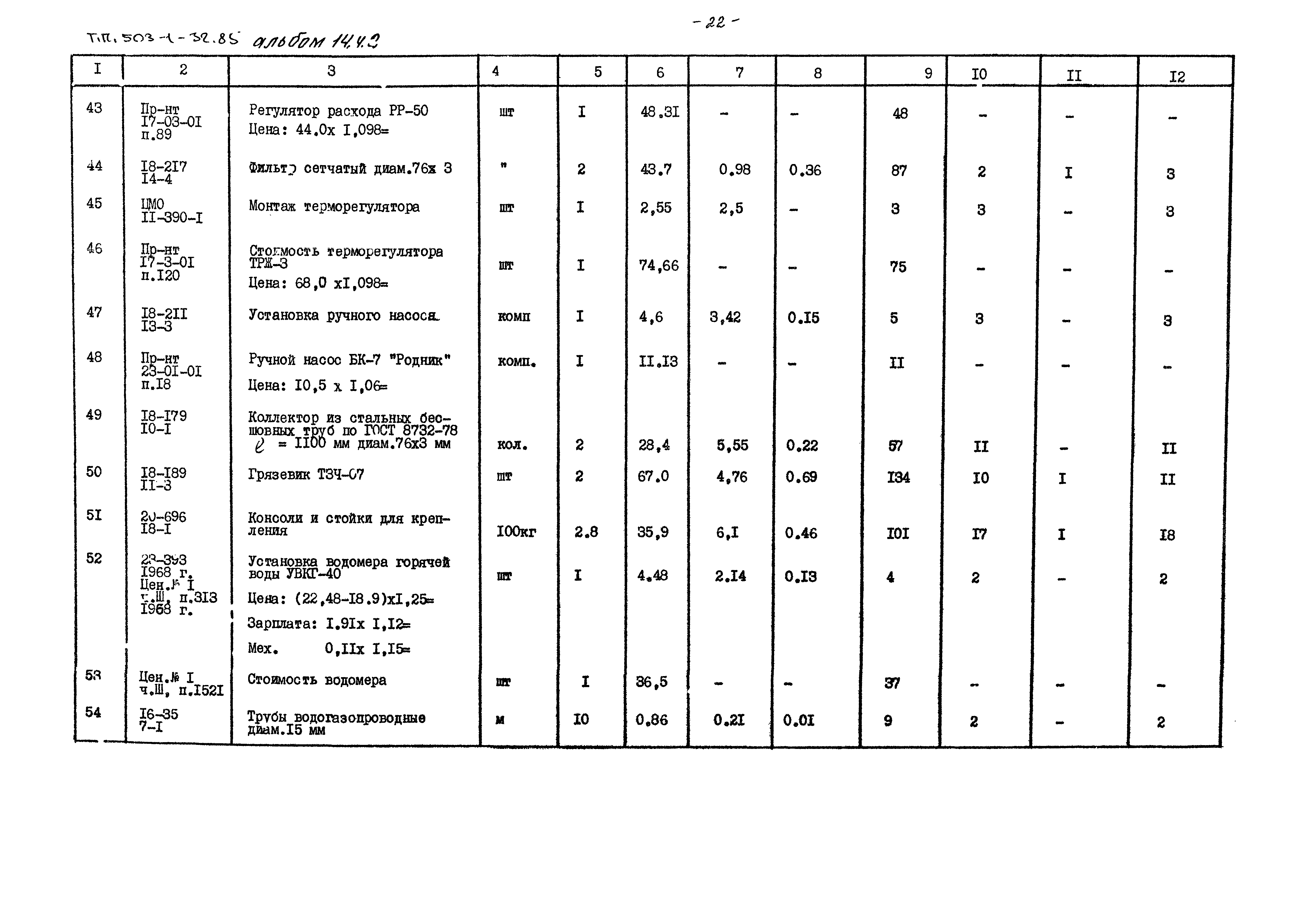Типовой проект 503-1-32.85