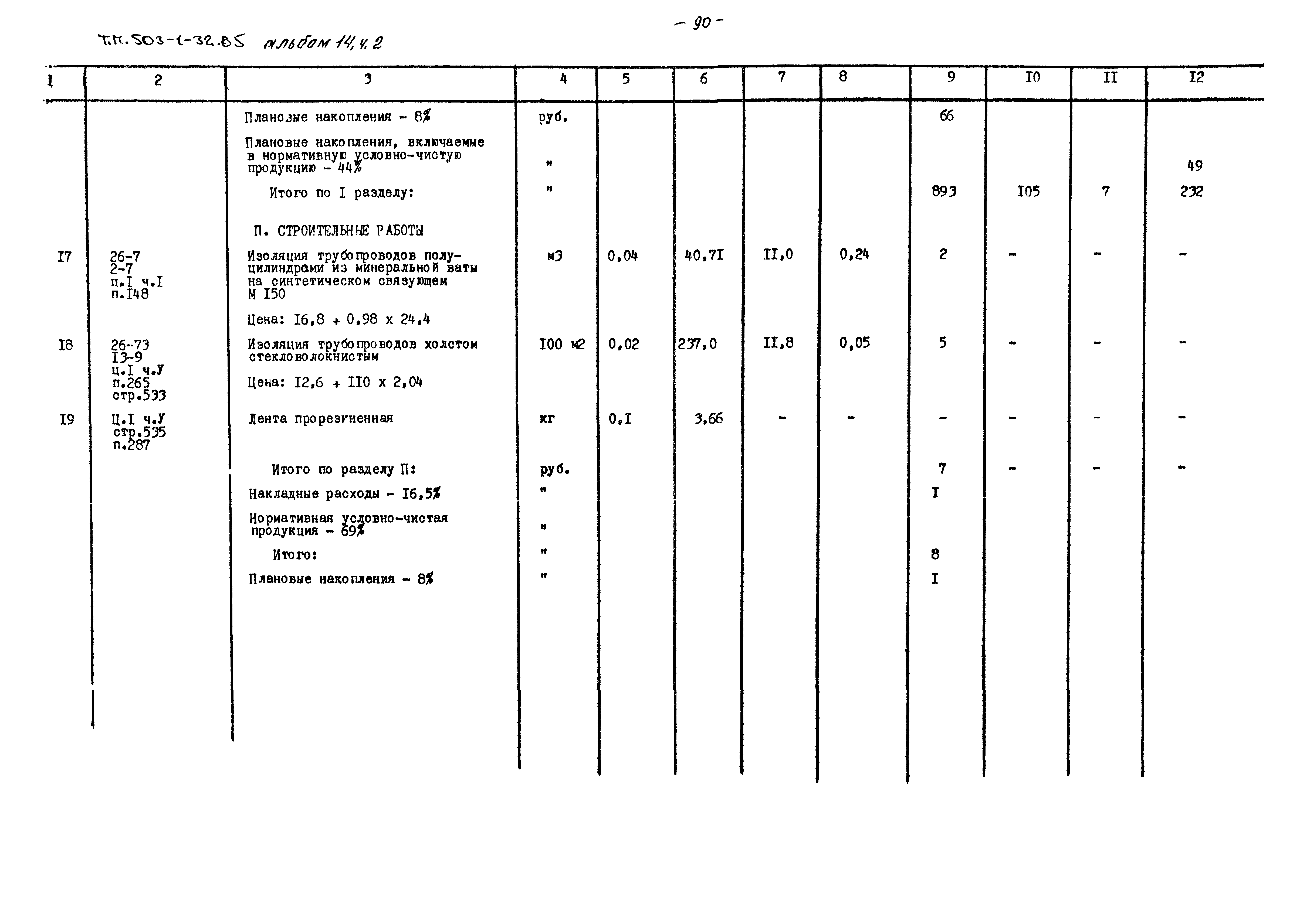 Типовой проект 503-1-32.85