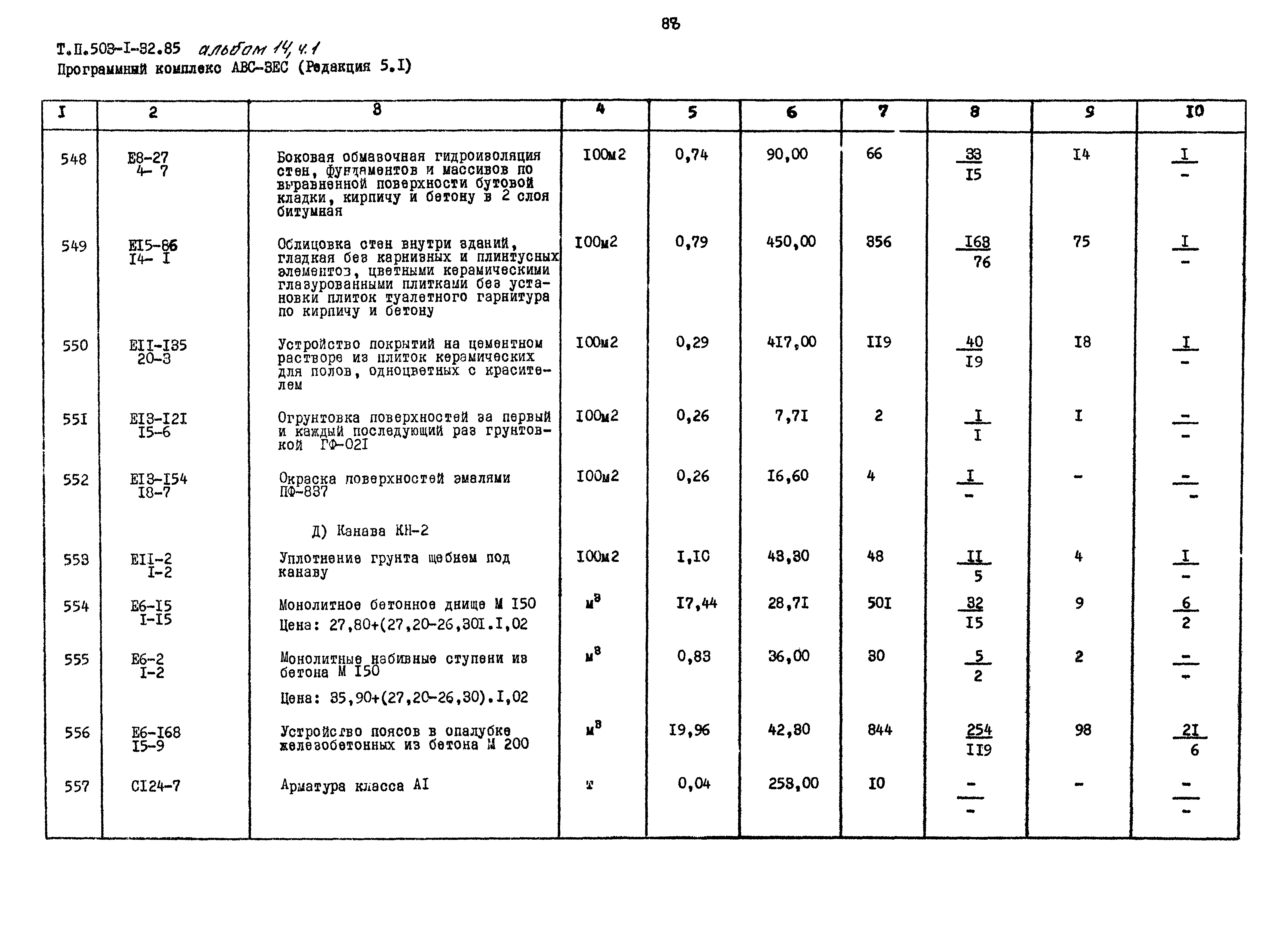 Типовой проект 503-1-32.85