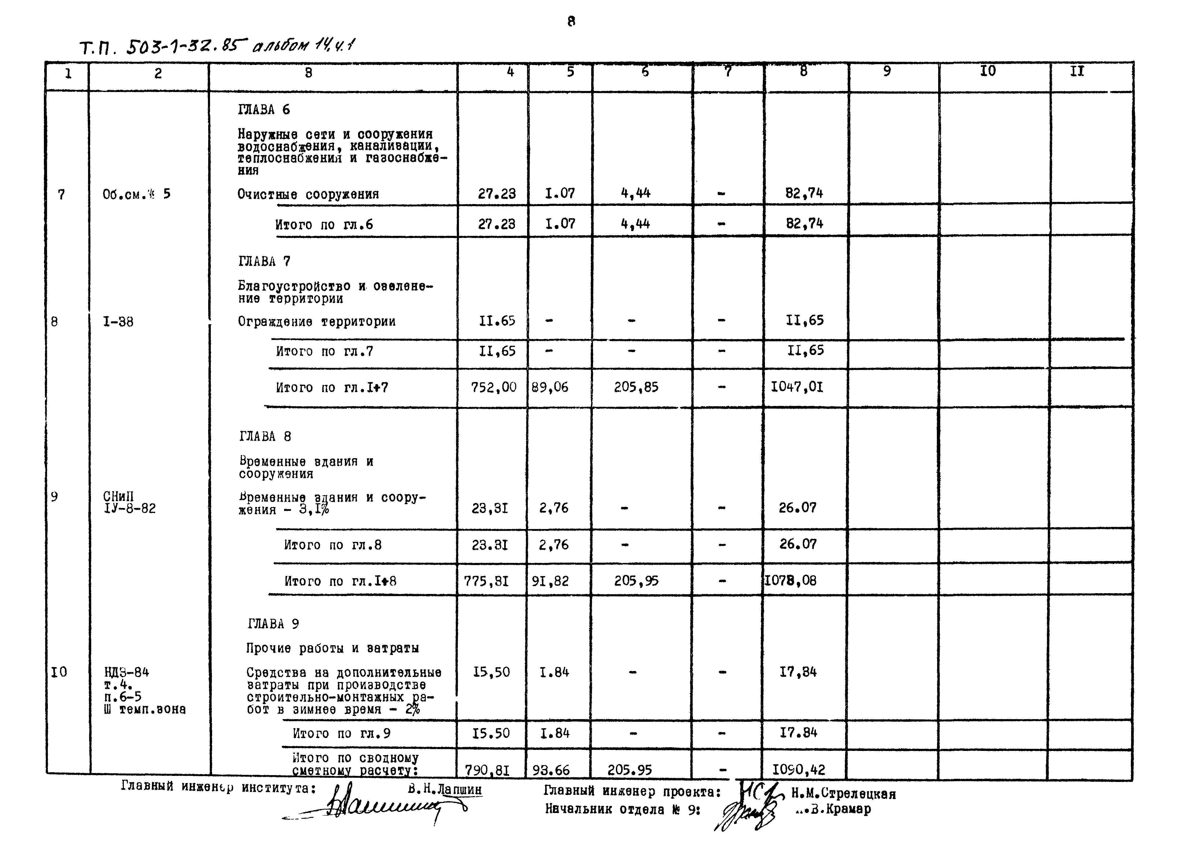 Типовой проект 503-1-32.85