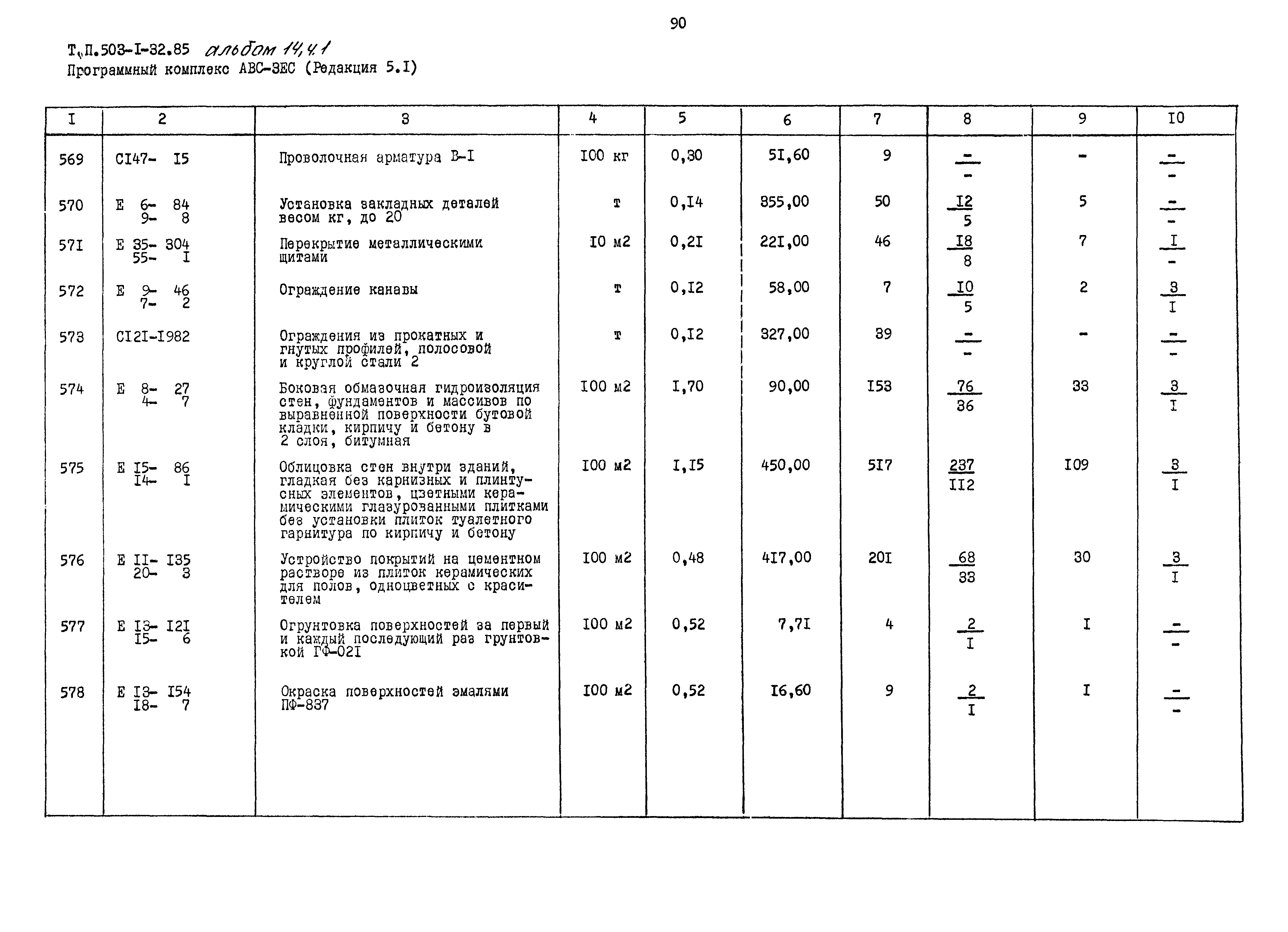 Типовой проект 503-1-32.85