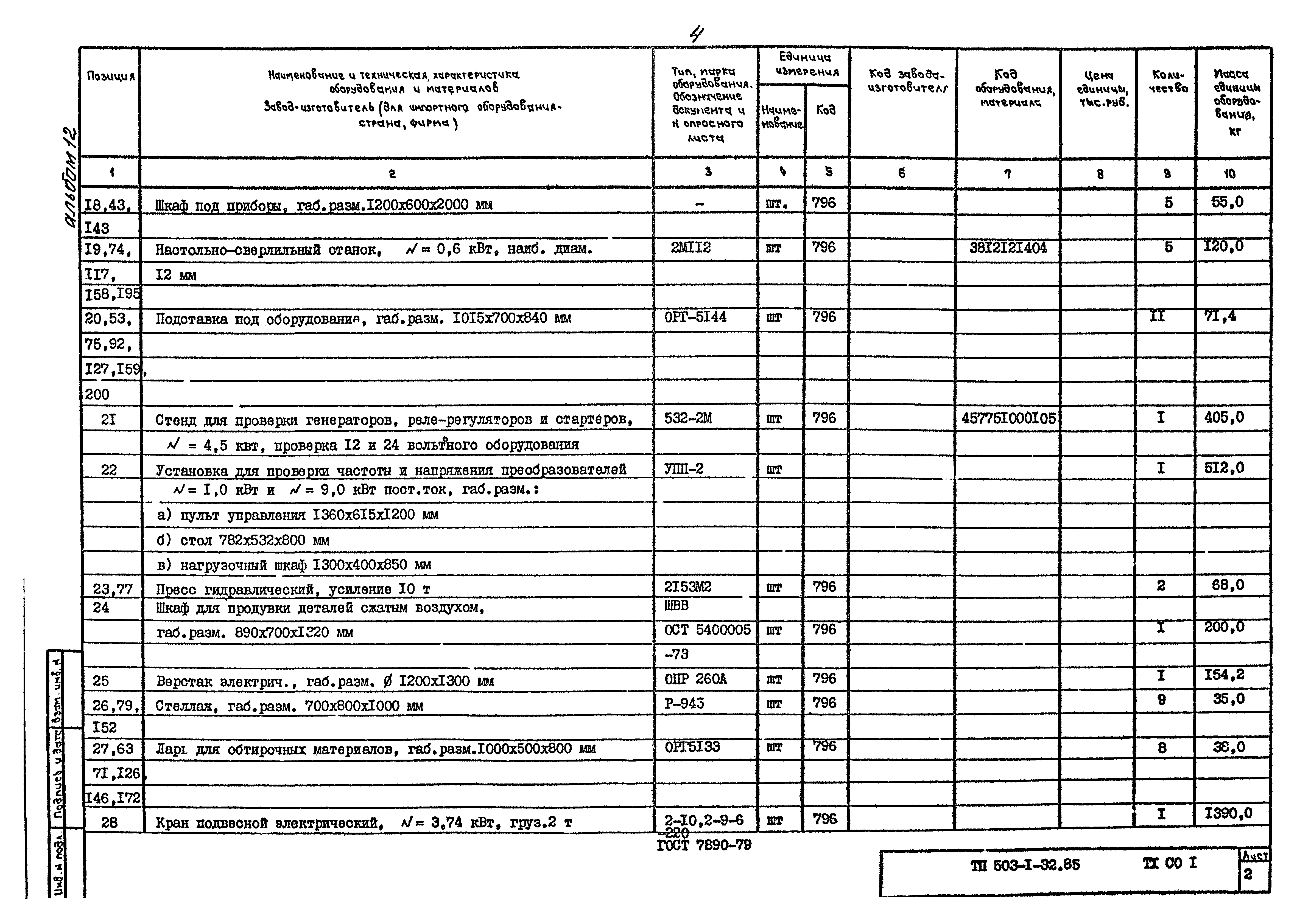 Типовой проект 503-1-32.85
