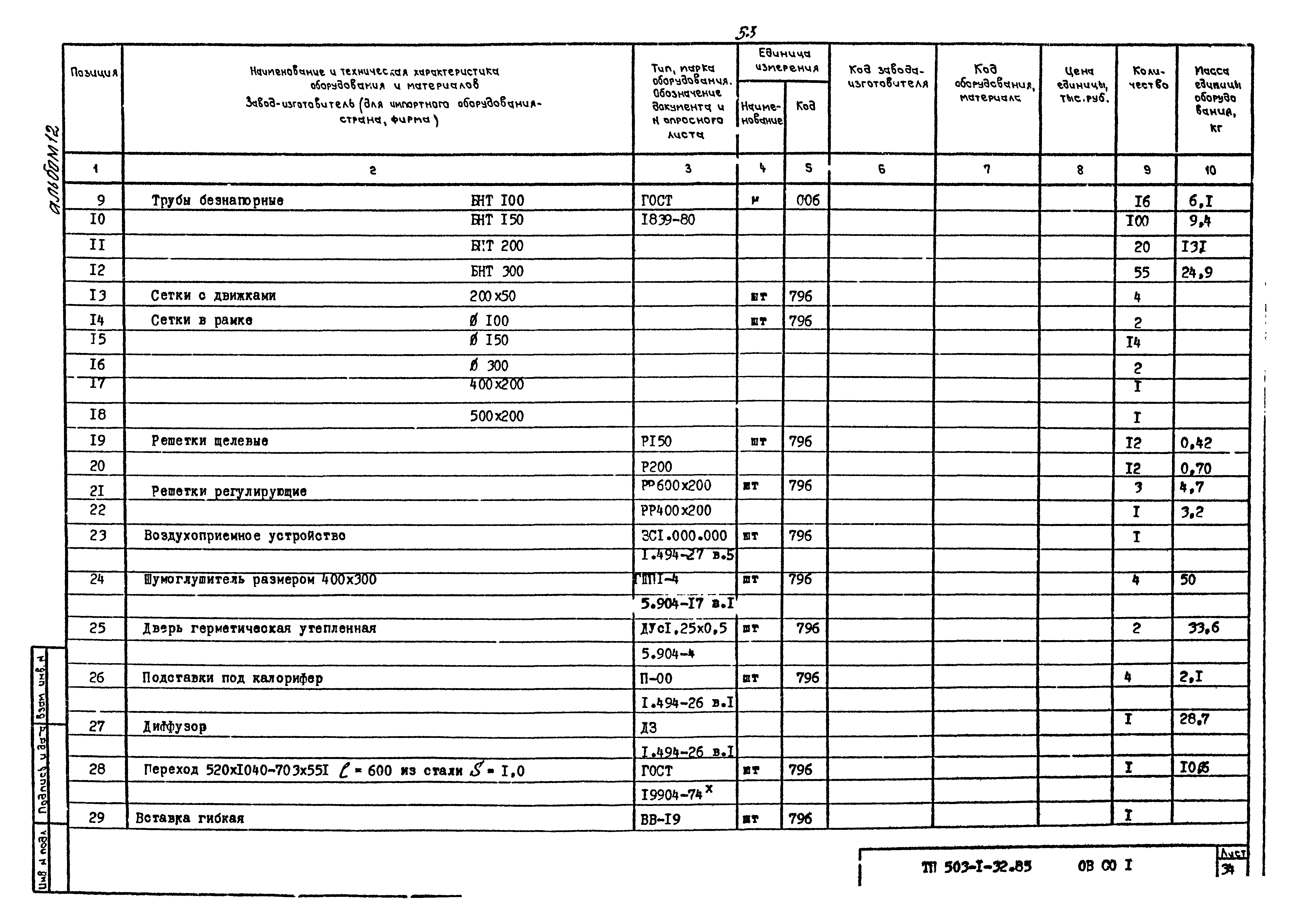 Типовой проект 503-1-32.85