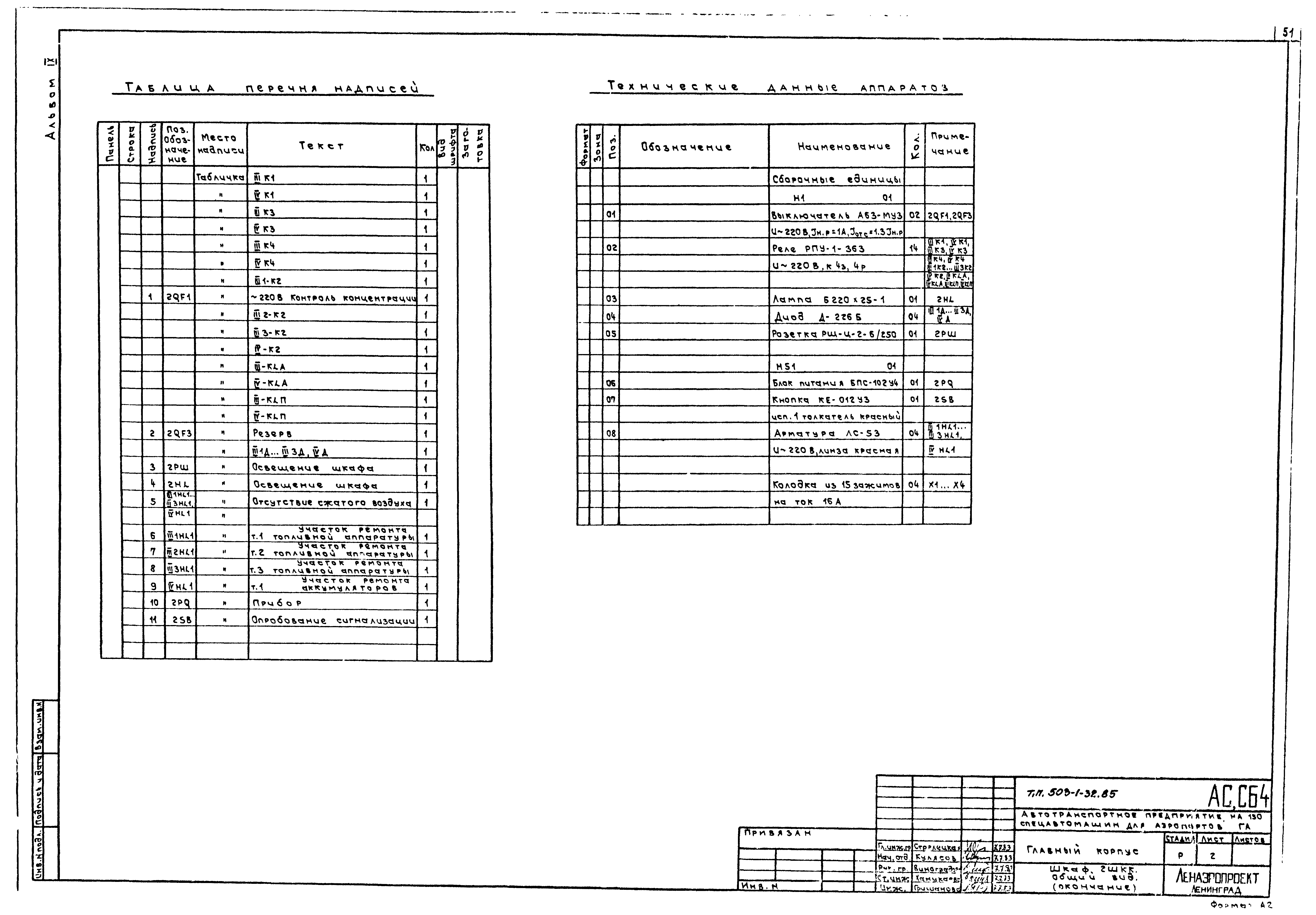Типовой проект 503-1-32.85