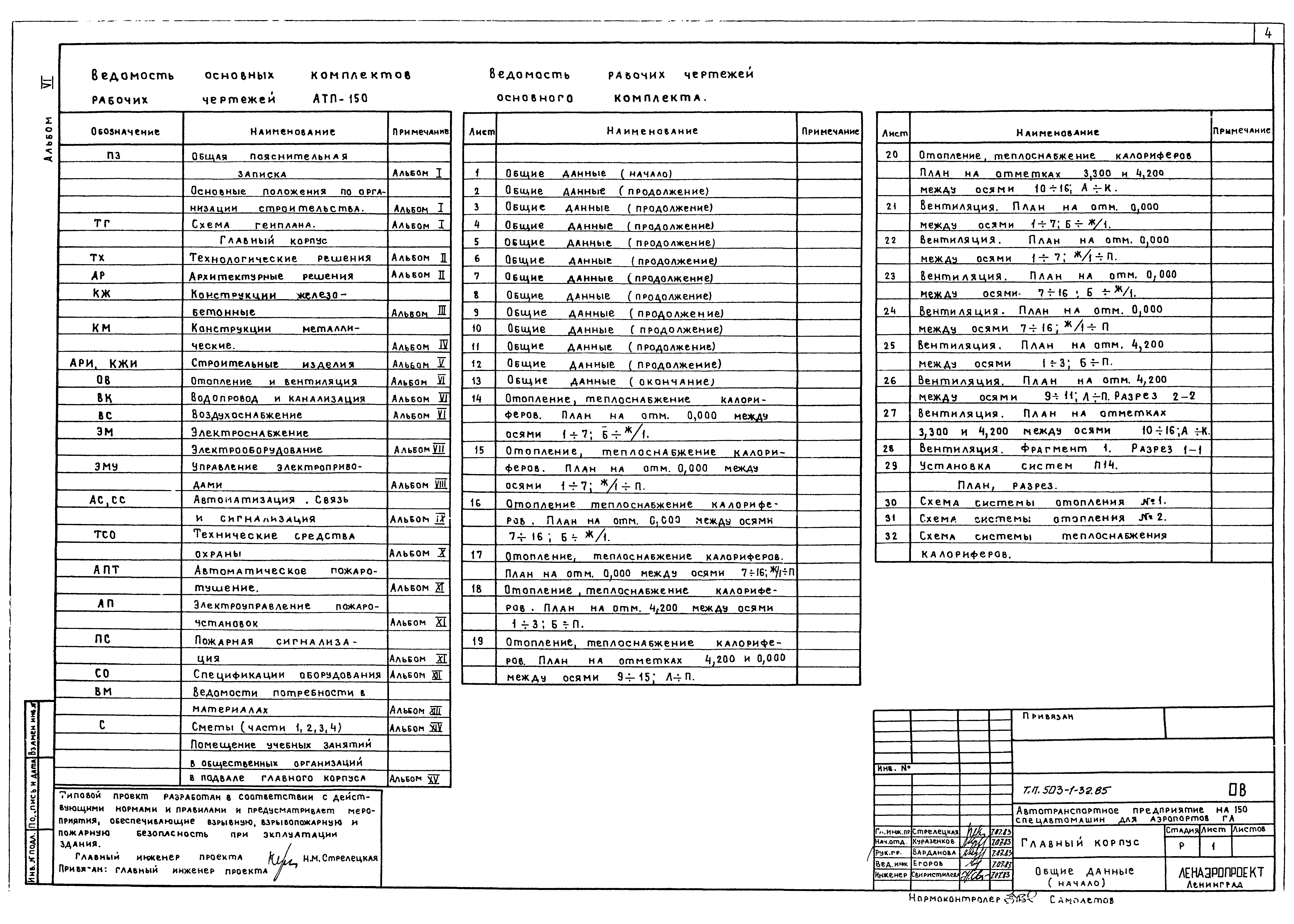 Типовой проект 503-1-32.85