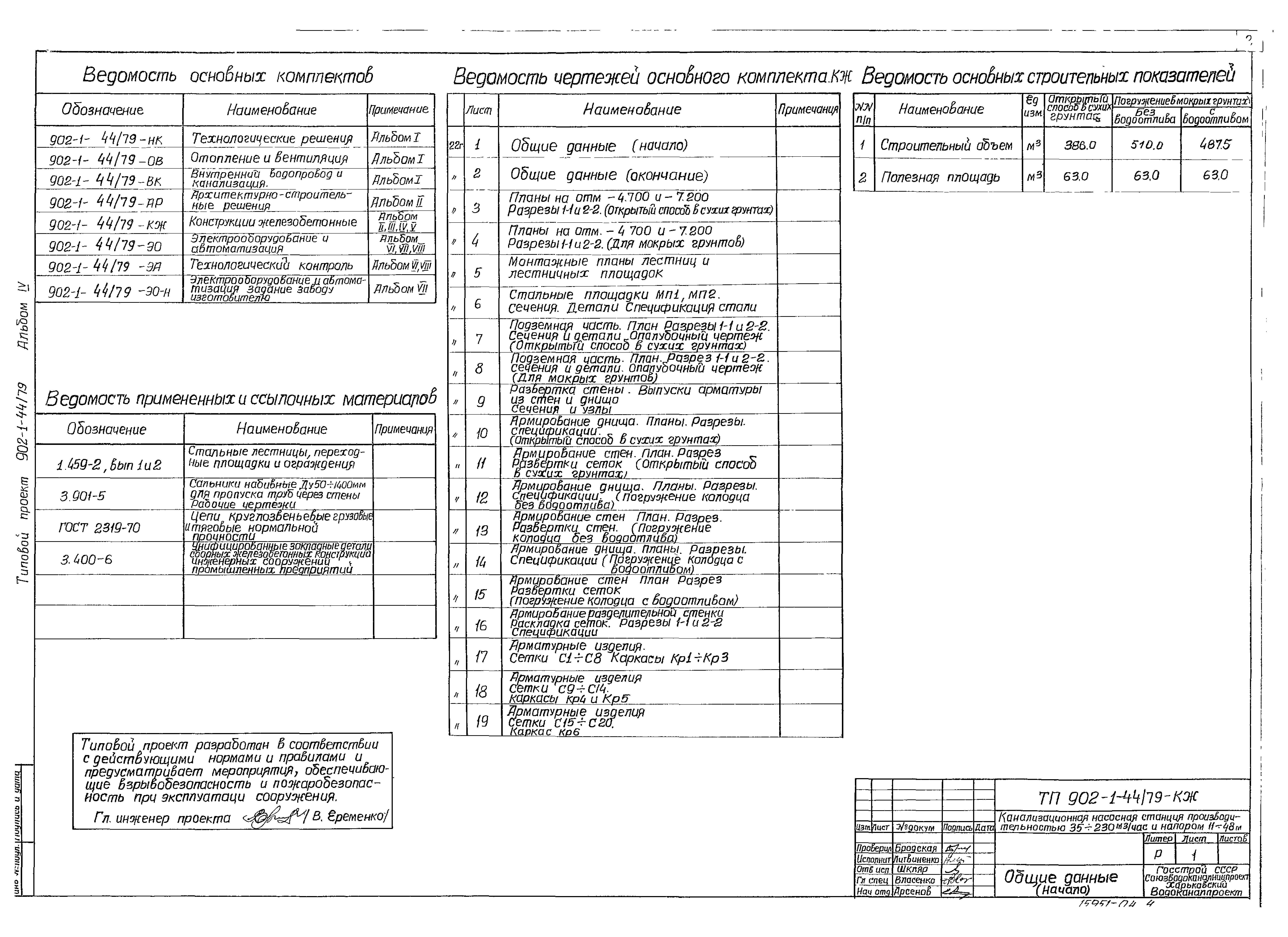 Типовой проект 902-1-44/79