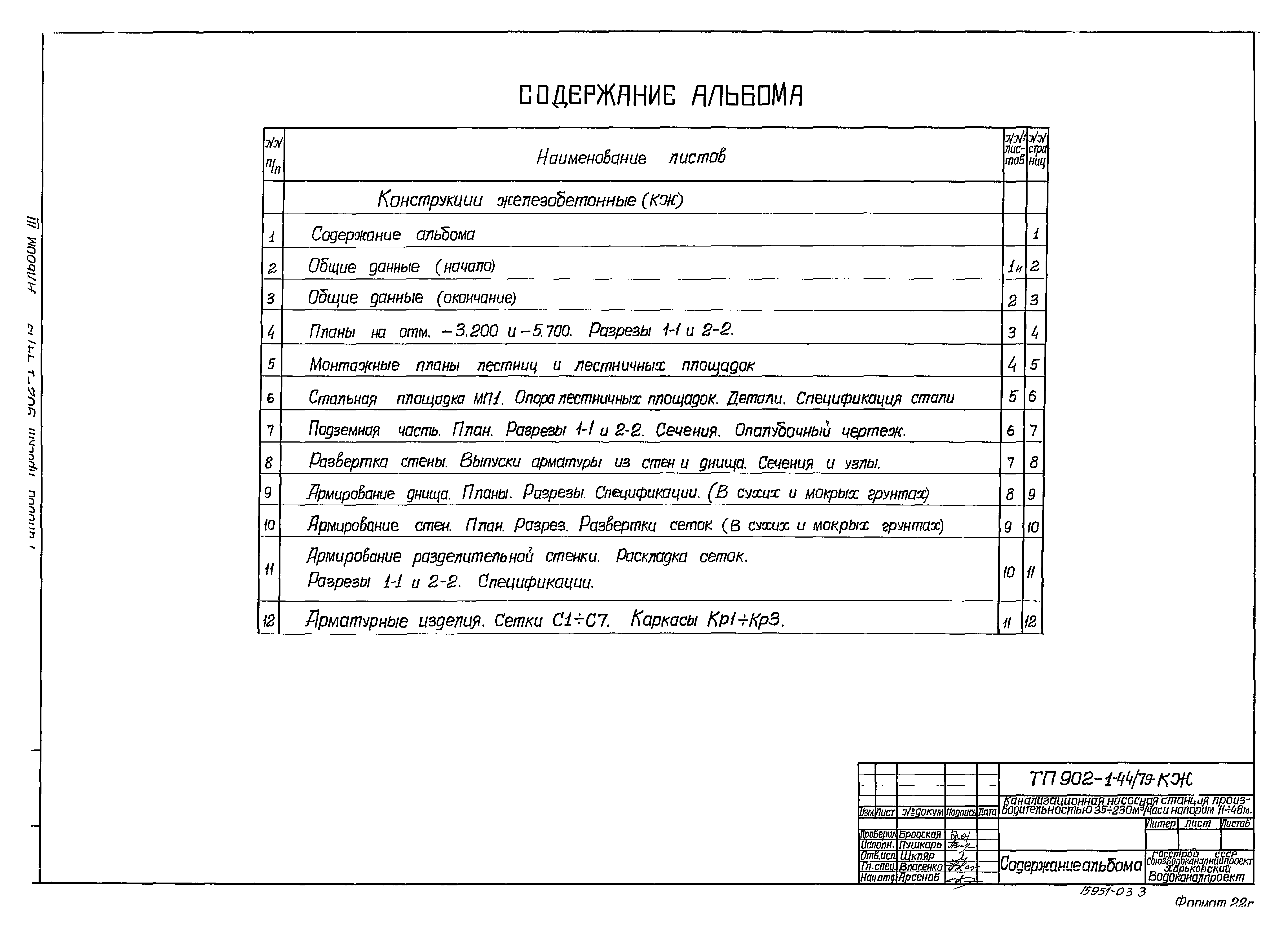 Типовой проект 902-1-44/79