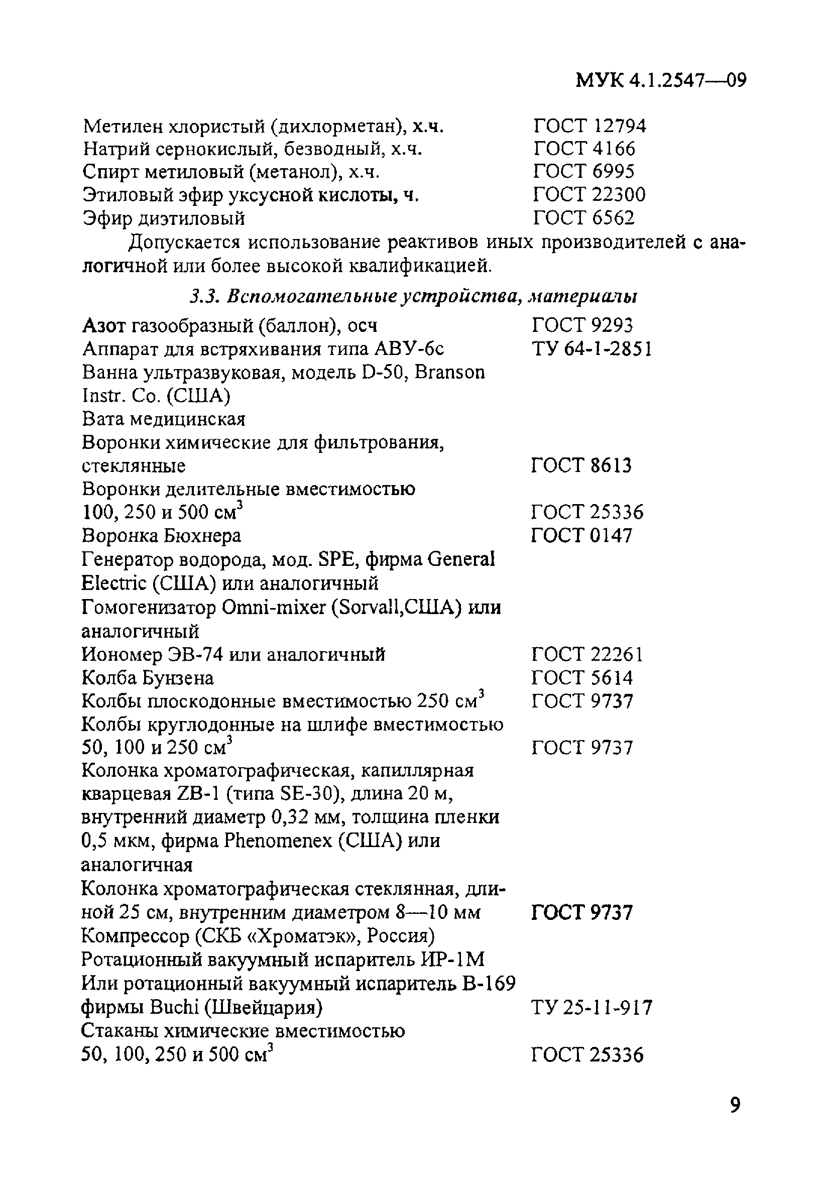 МУК 4.1.2547-09