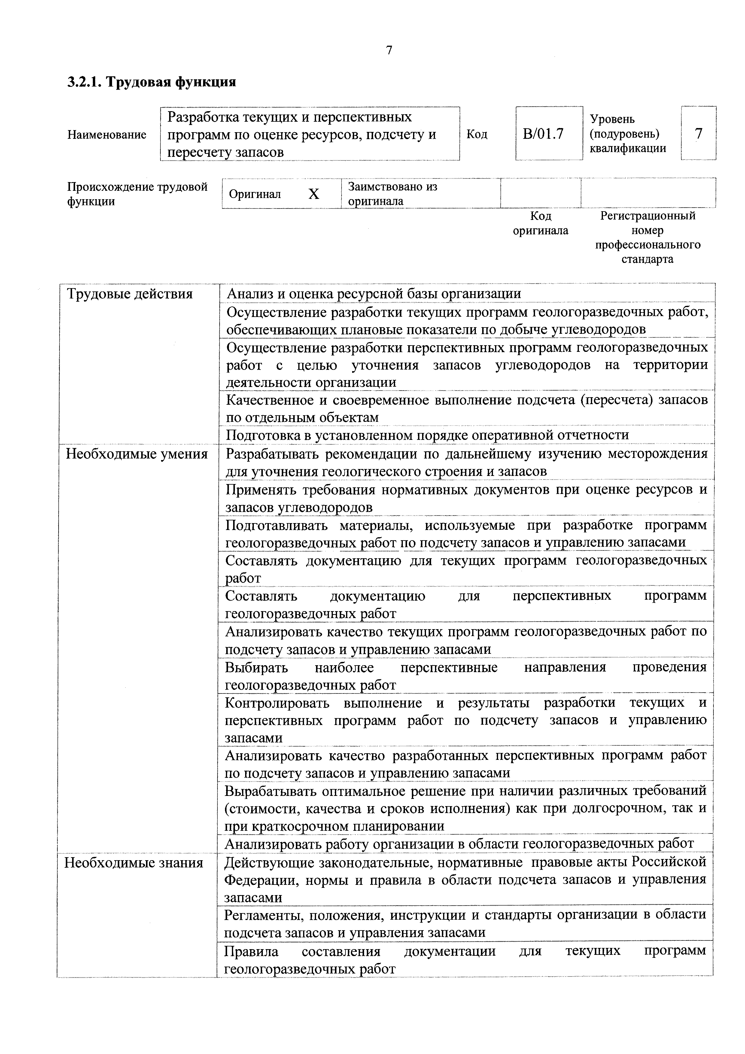 Скачать Приказ 160н Об утверждении профессионального стандарта Специалист  по подсчету и управлению запасами углеводородов