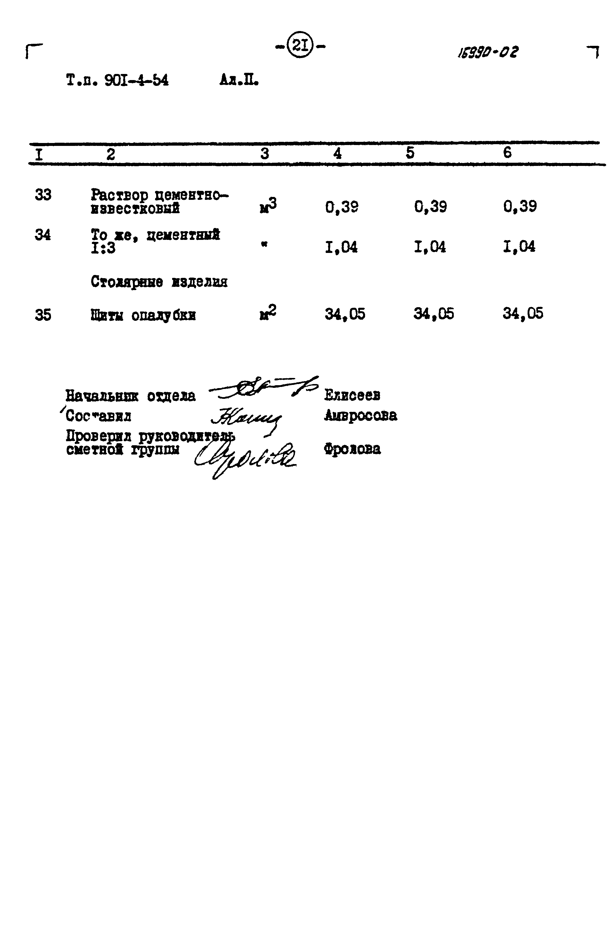 Типовой проект 901-4-54