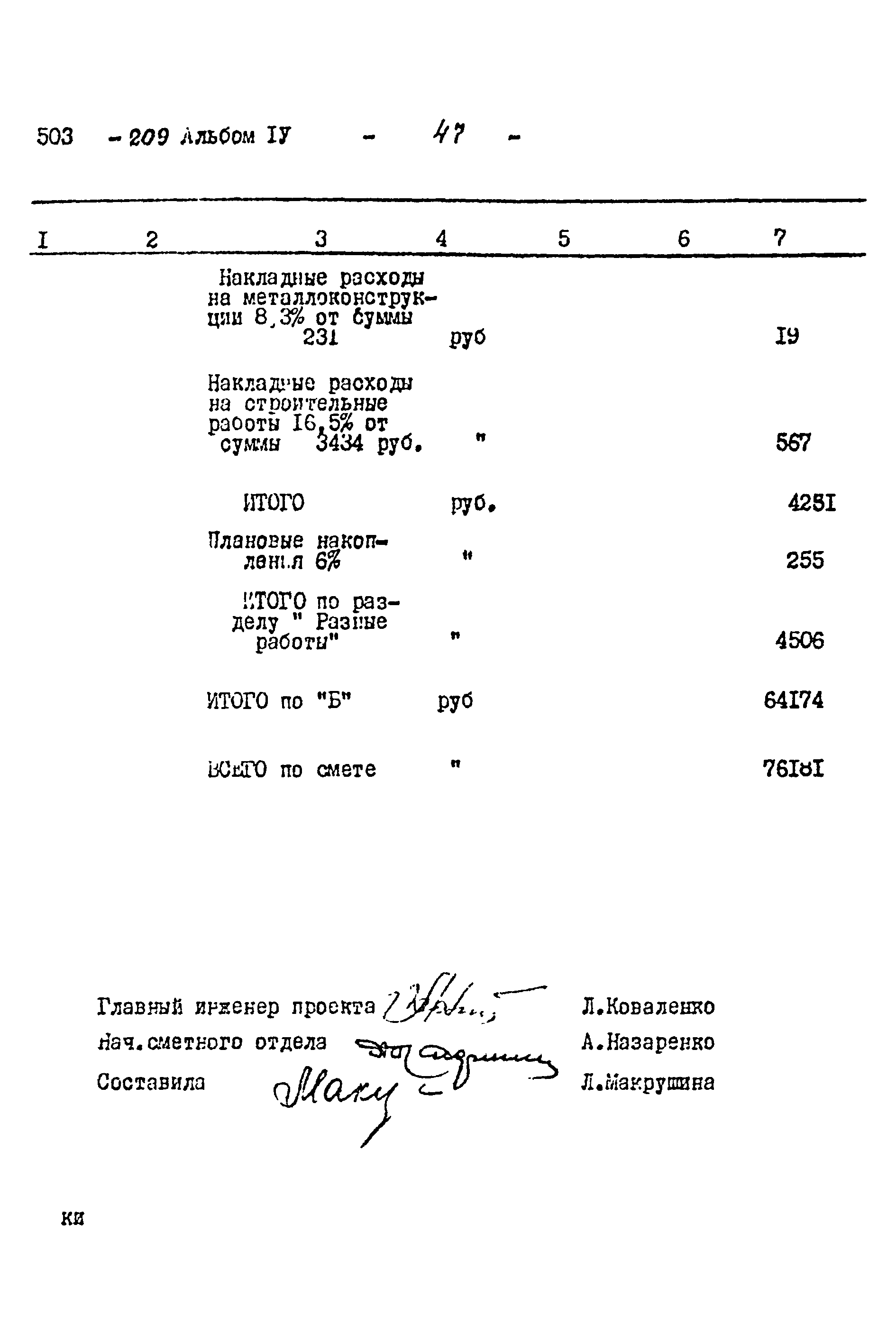 Типовой проект 503-209