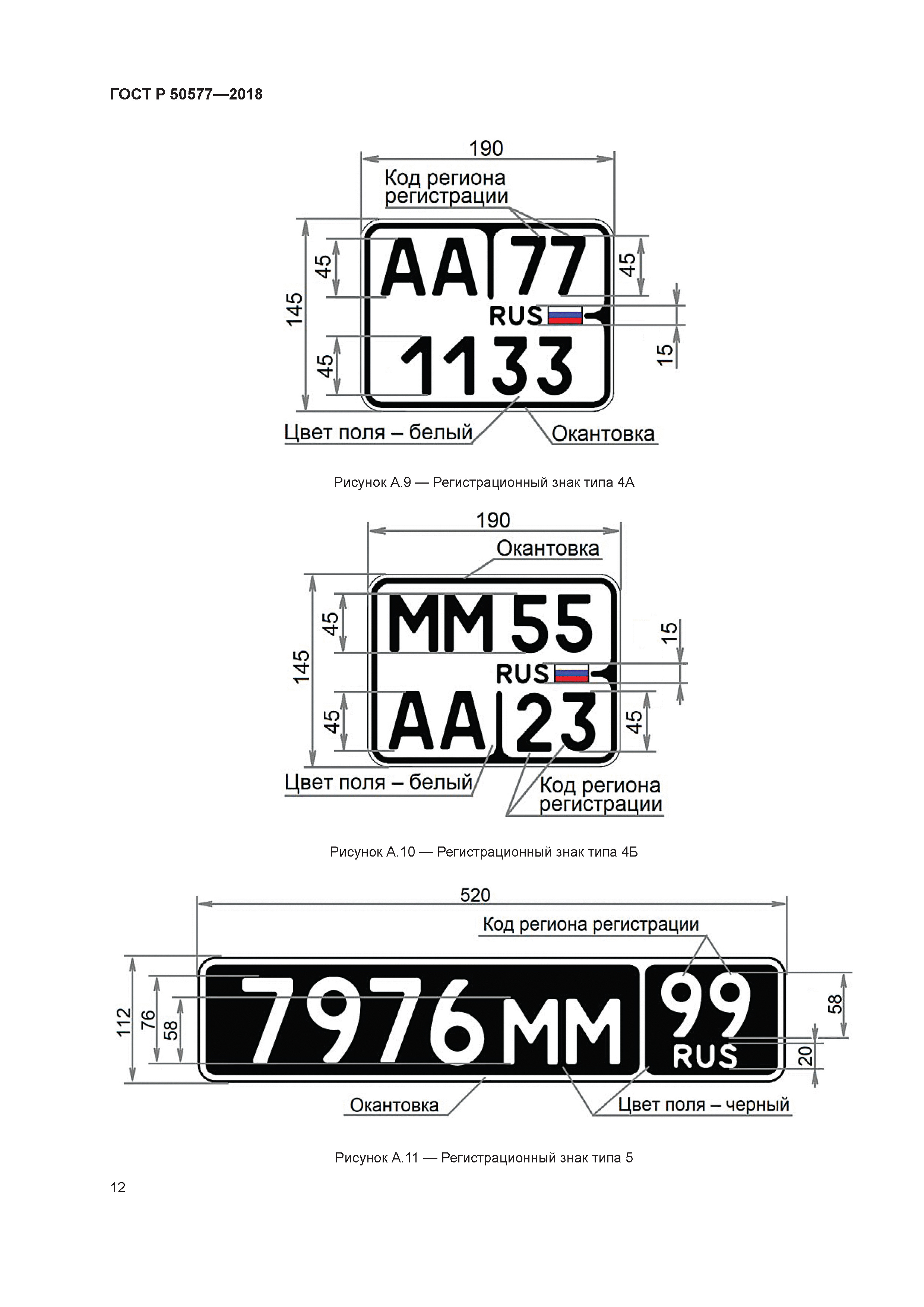 Номер тип 1. ГОСТ автомобильный номерной знак. ГОСТ Р 50577-2018 знаки государственные регистрационные. Гос номер Размеры ГОСТ. Габариты государственный регистрационный знак (Тип 4).