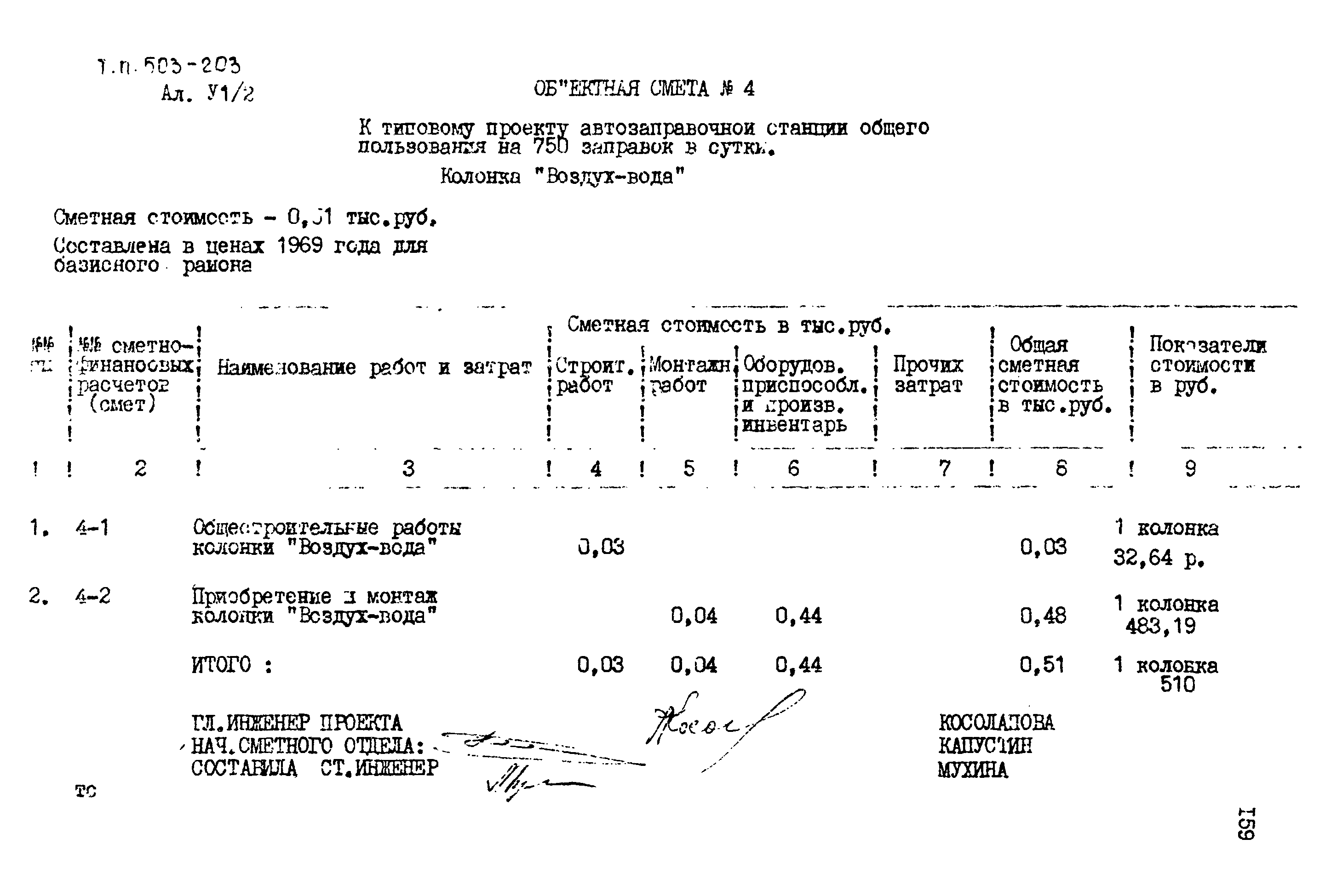 Типовой проект 503-203