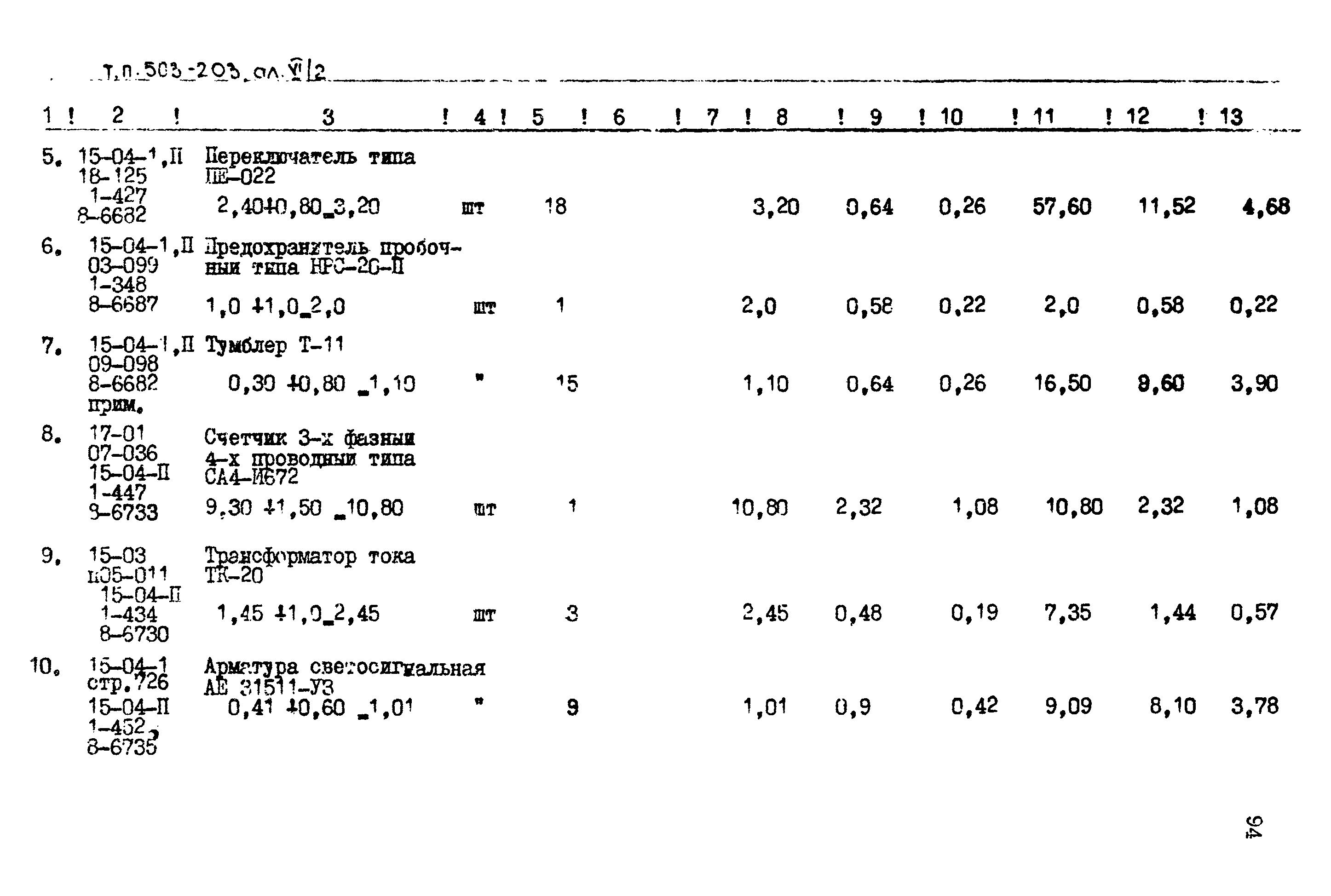 Типовой проект 503-203