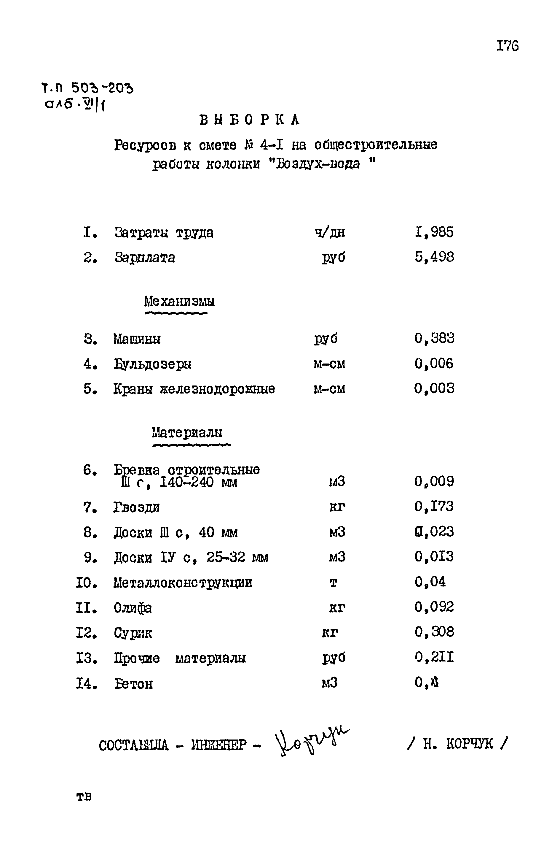 Типовой проект 503-203