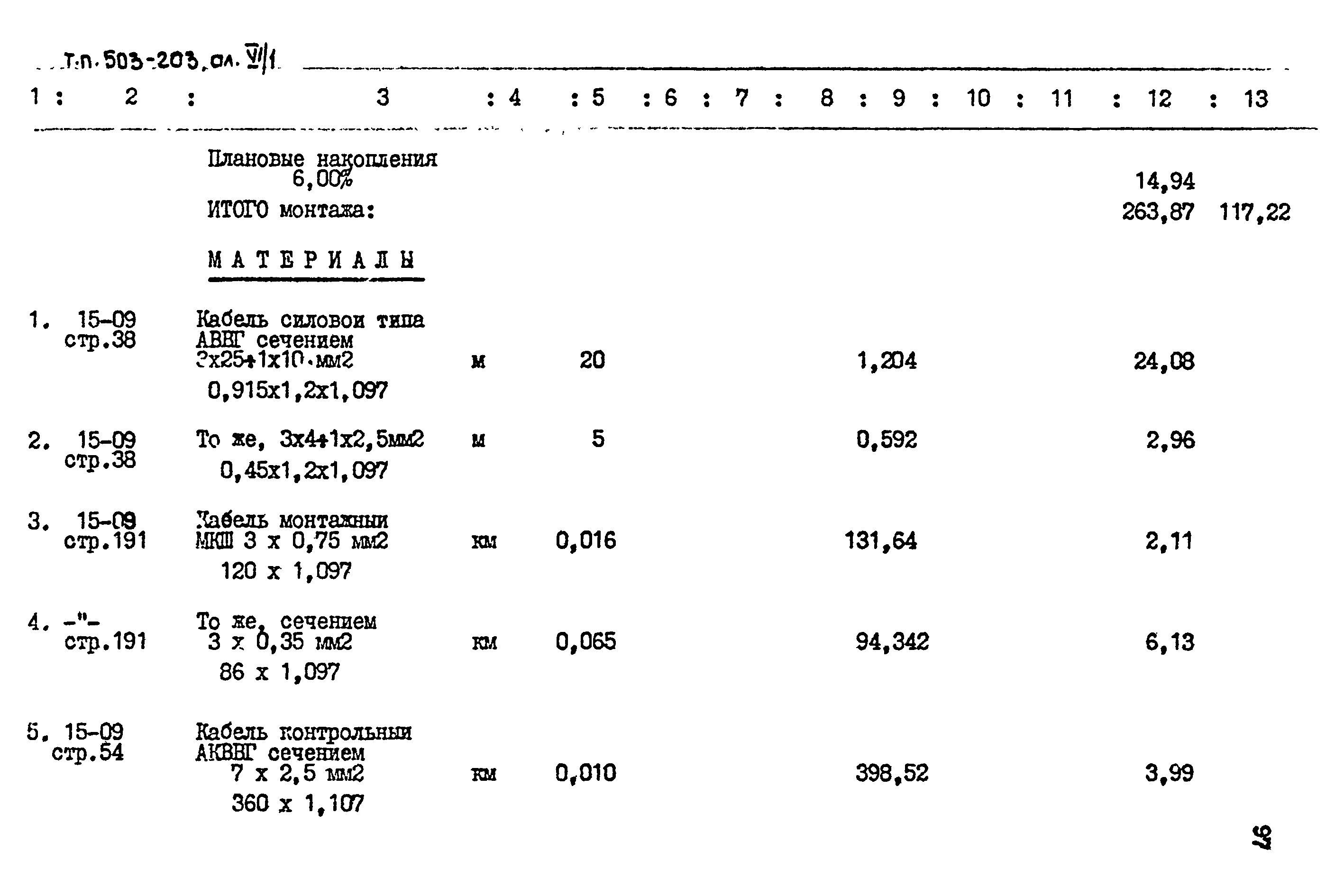 Типовой проект 503-203