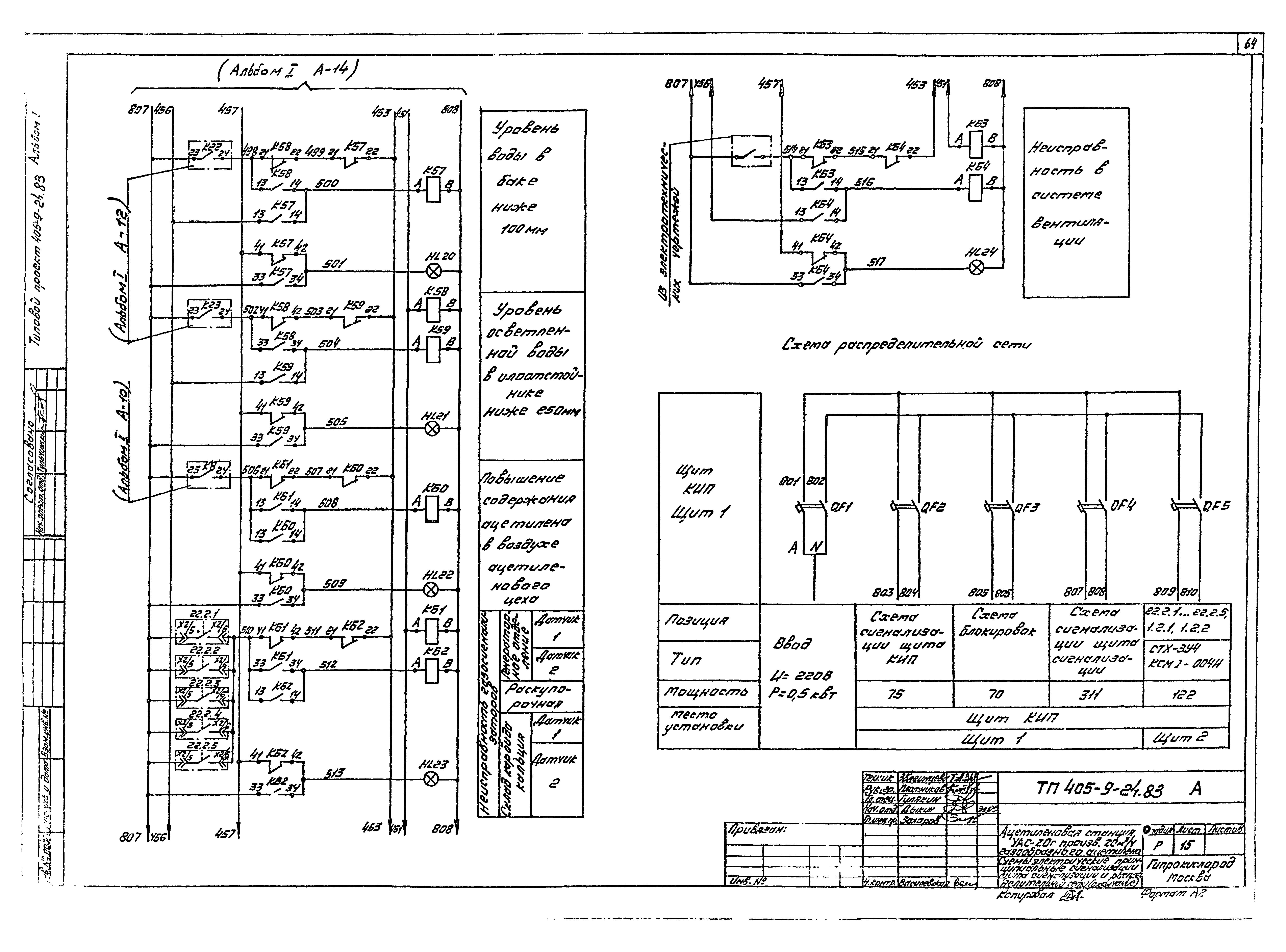 Типовой проект 405-9-24.83