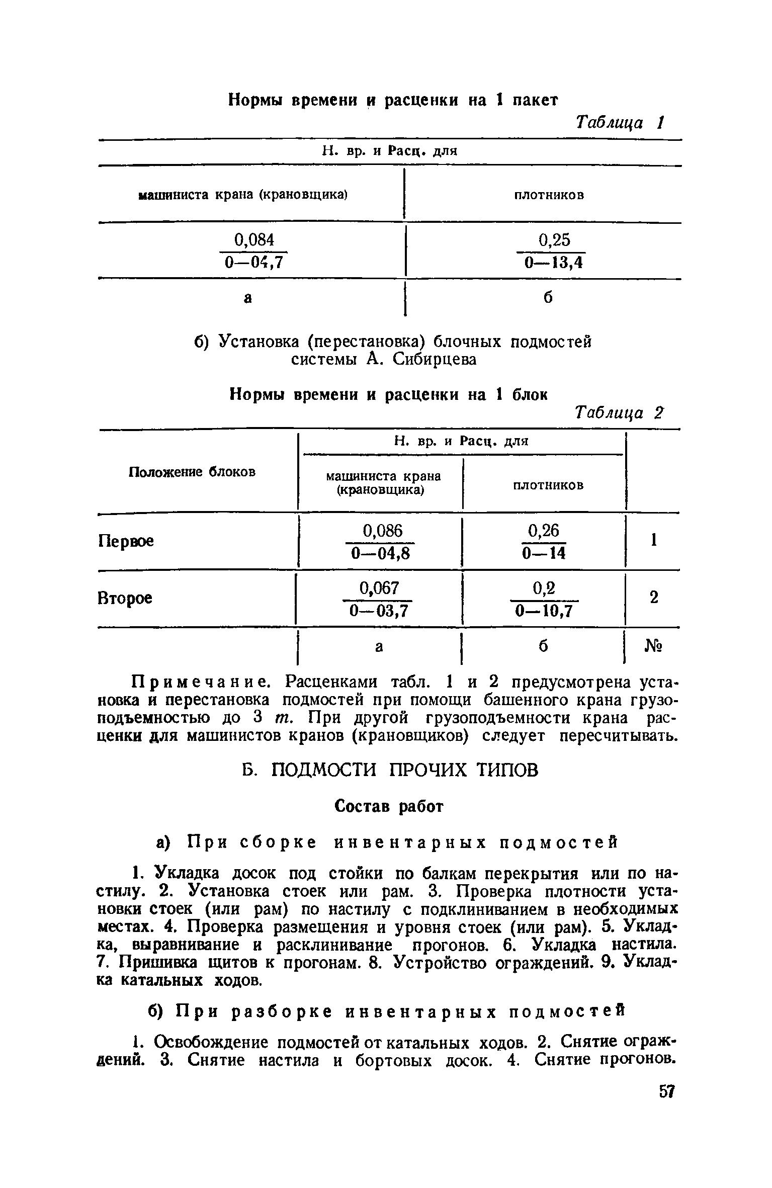 установка подмостей енир