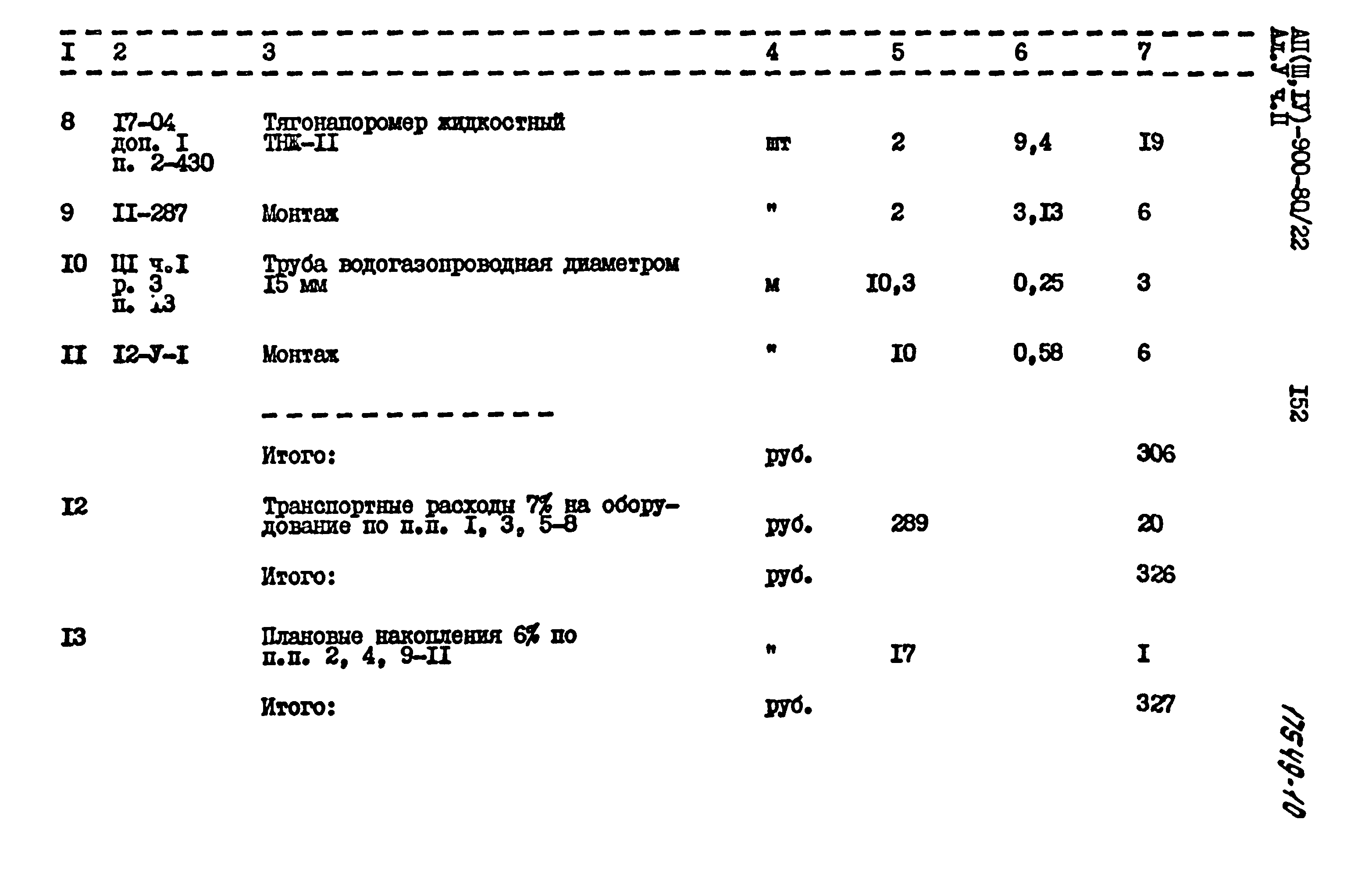 Типовой проект А-II,III,IV-900-80/22