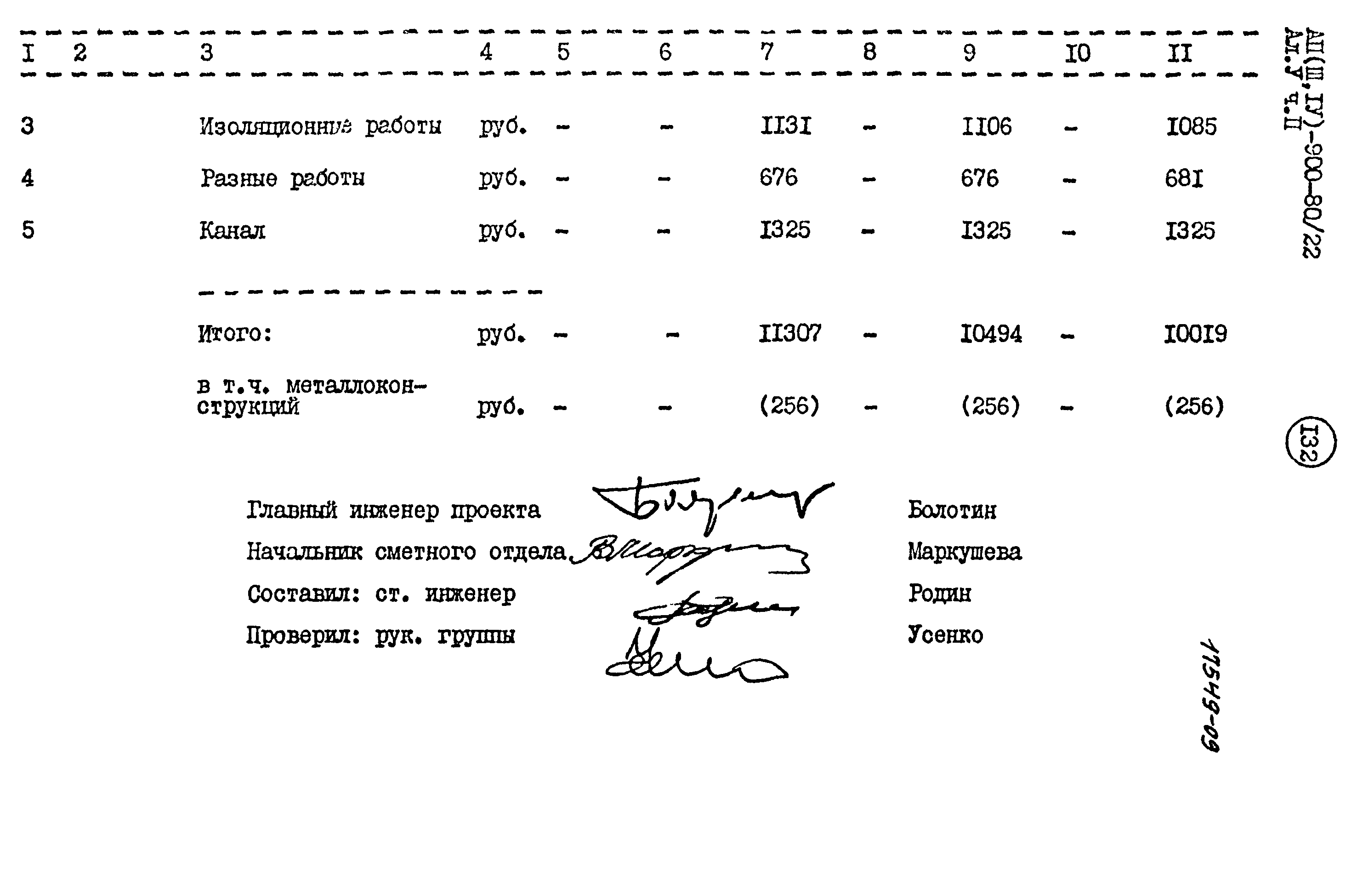 Типовой проект А-II,III,IV-900-80/22