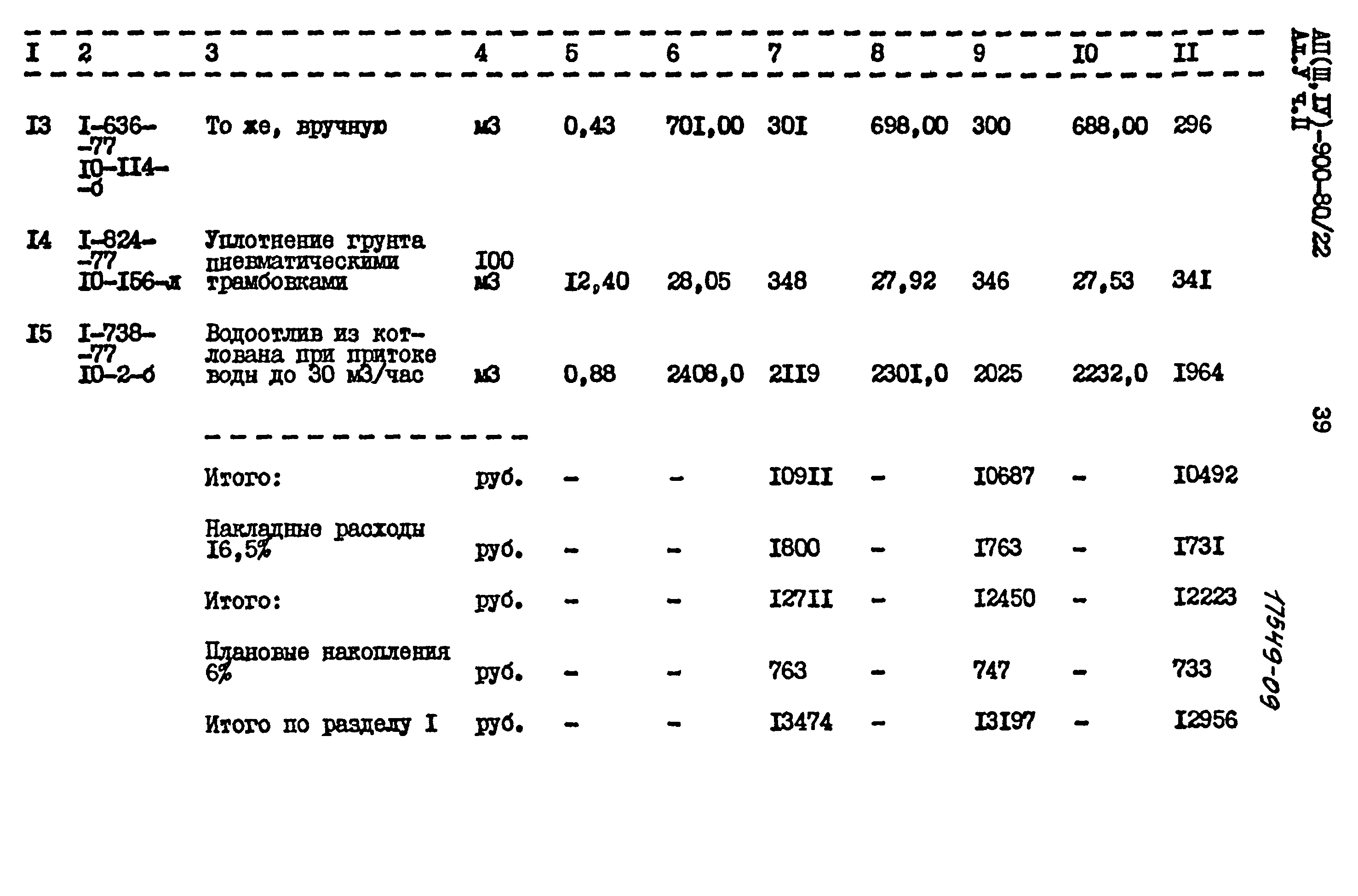 Типовой проект А-II,III,IV-900-80/22