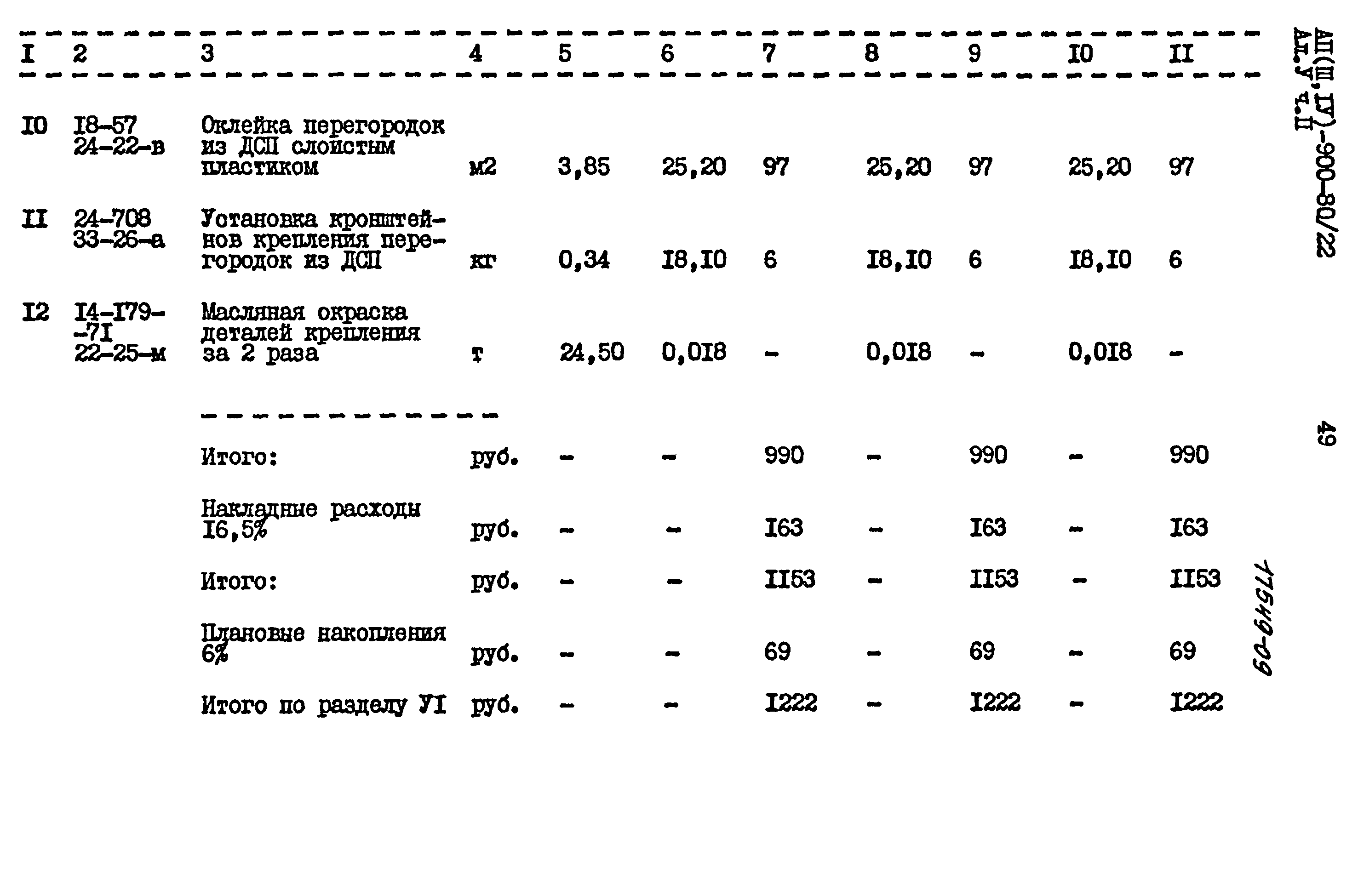 Типовой проект А-II,III,IV-900-80/22